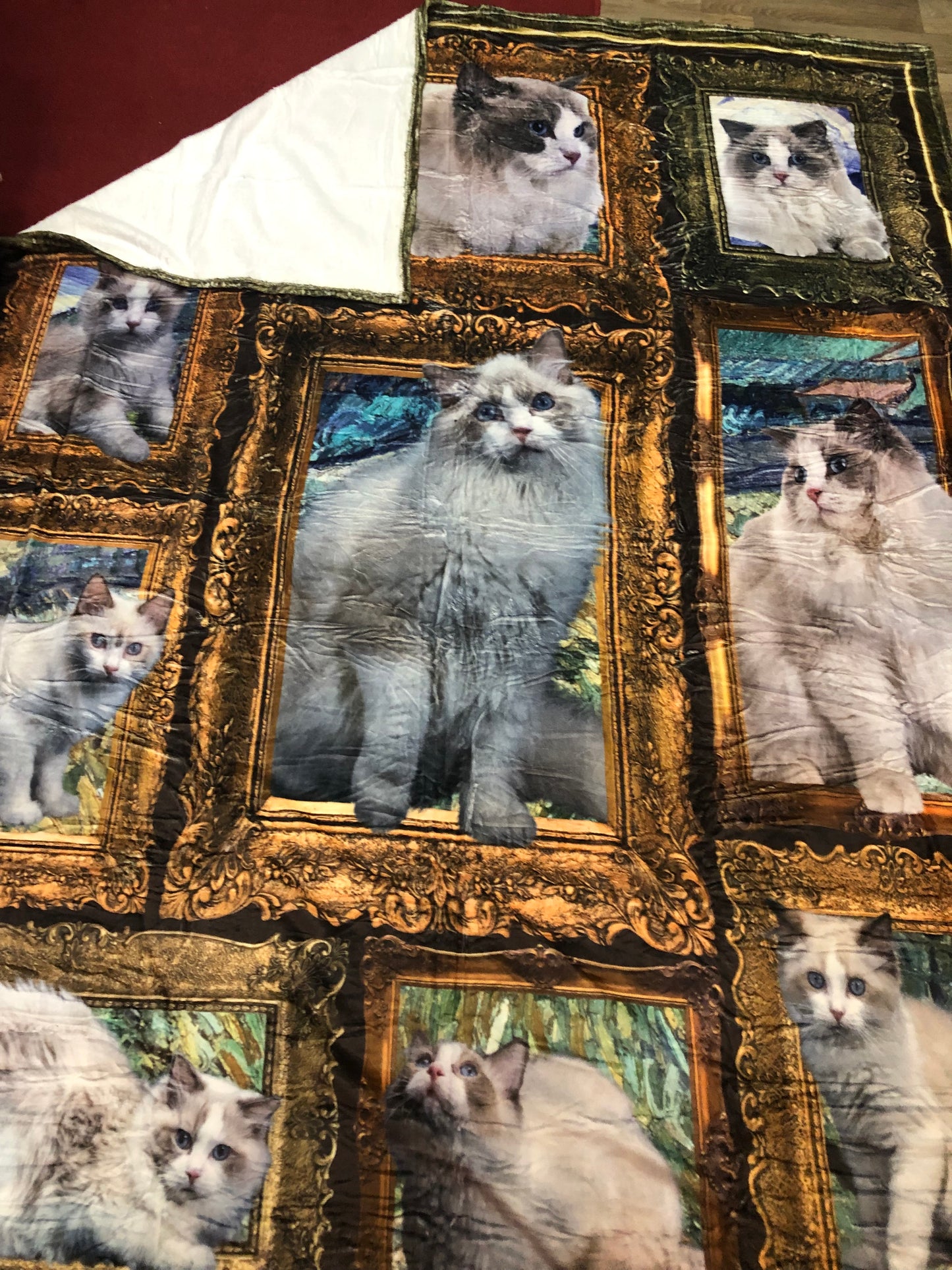Great For The Lover Of Cats Wrap Yourself In This Blanket Of Cats "New Arrival" 80"Lx60"WThanks For Your Purchase, (SOLD OUT)
