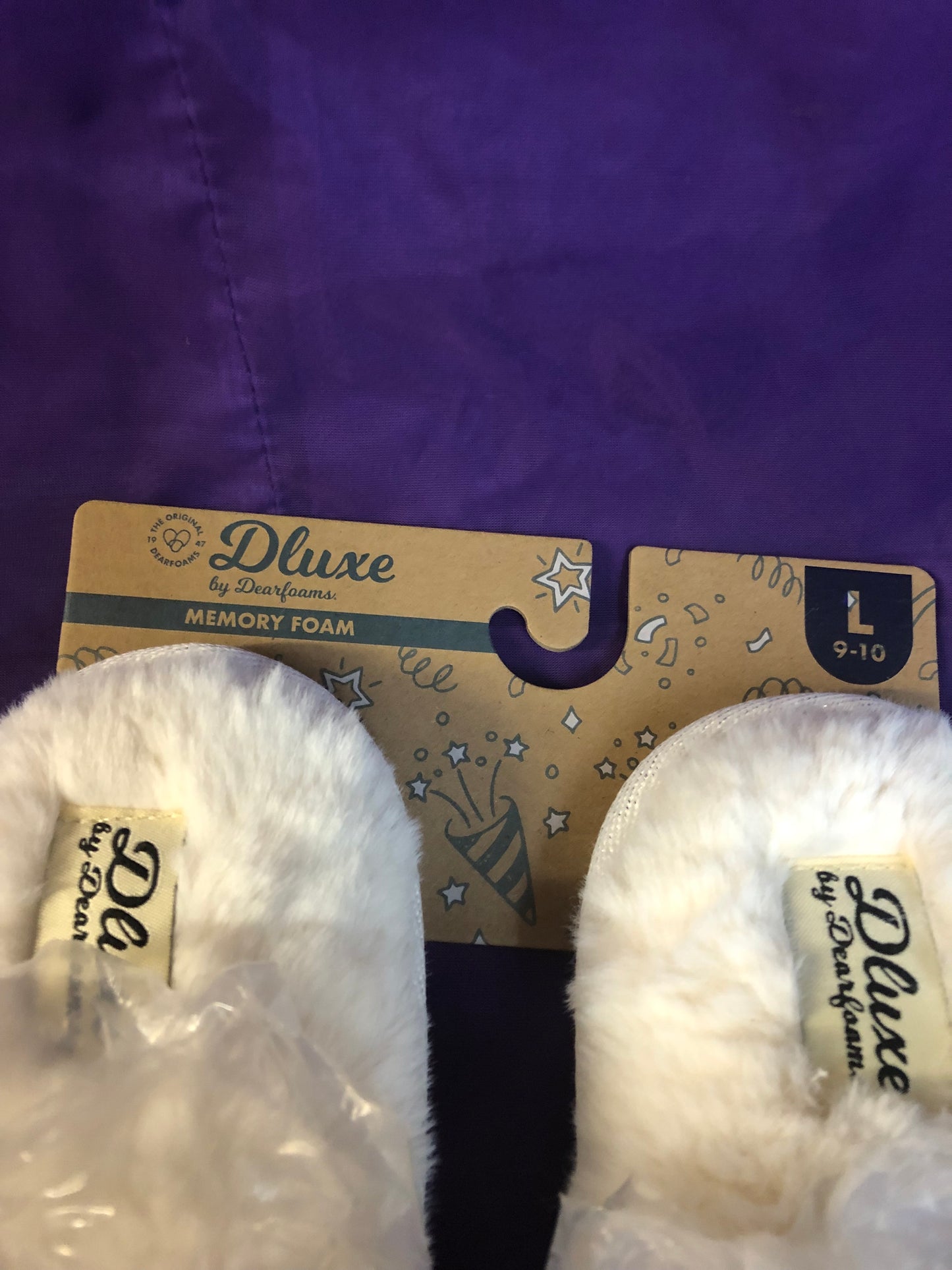 Woman Bed Slippers(Great For The Cat Lover) Color Off White Size L (9-10)"New Christmas "SOLD OUT Arrival"