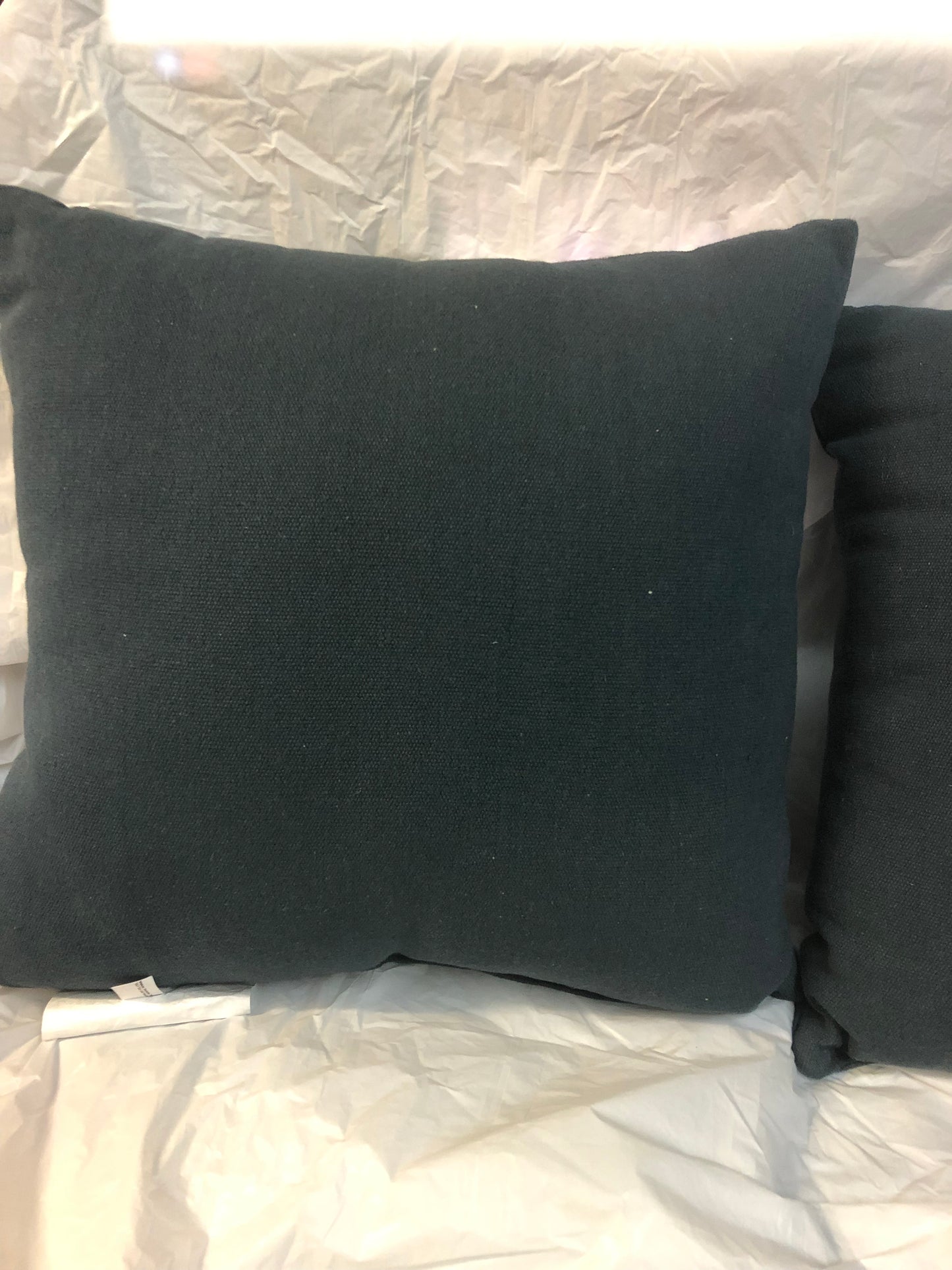 ChristmasThrow Pillow Embroided Snow Look @ 17.00 Ea.Only 4 Left "New Arrival"