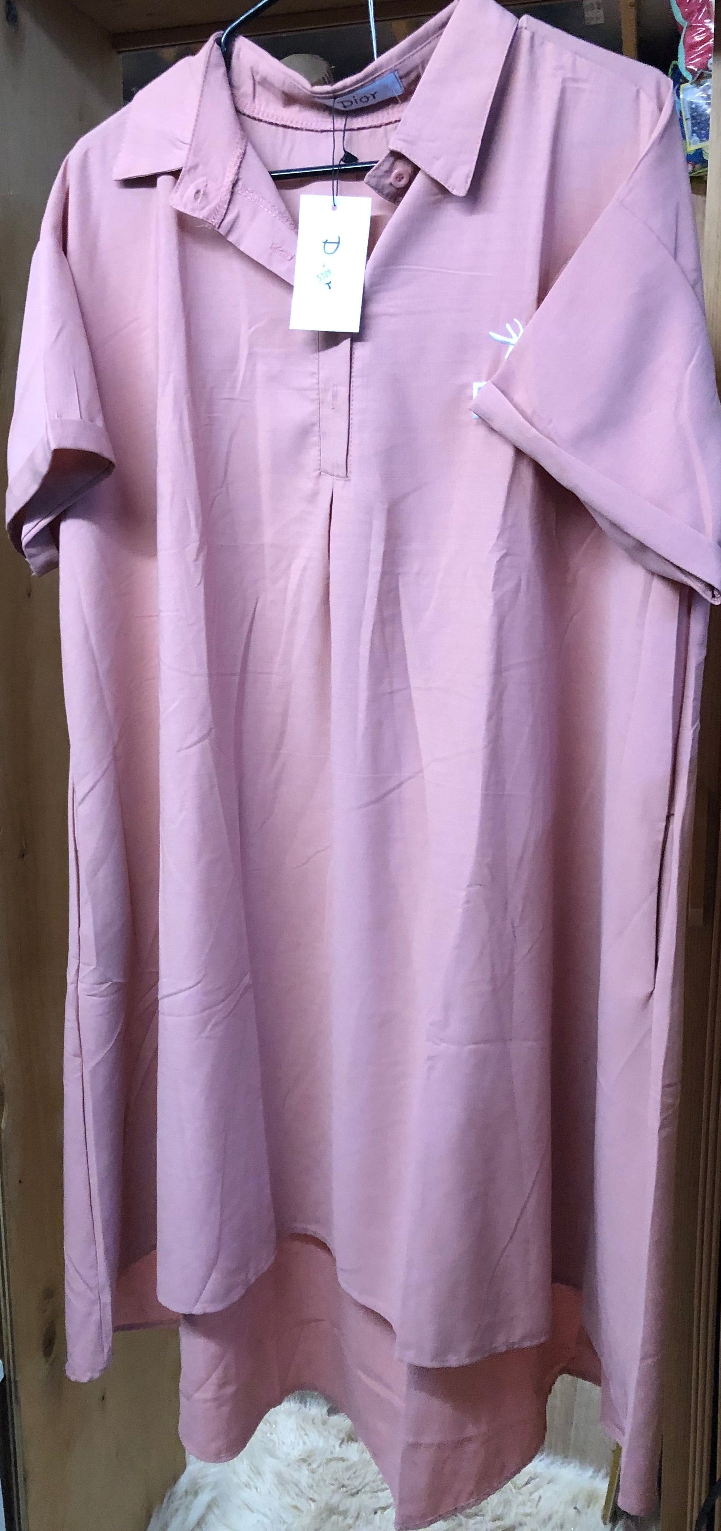 Woman Swing Dress With Pockets Size XL/1XL Color Pale Peach Thanks For Your Purchase"SOLD OUT"