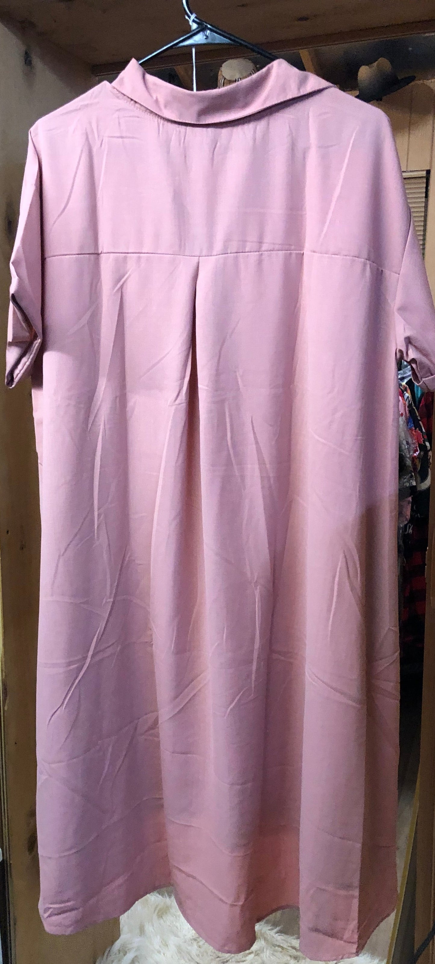 Woman Swing Dress With Pockets Size XL/1XL Color Pale Peach Thanks For Your Purchase"SOLD OUT"
