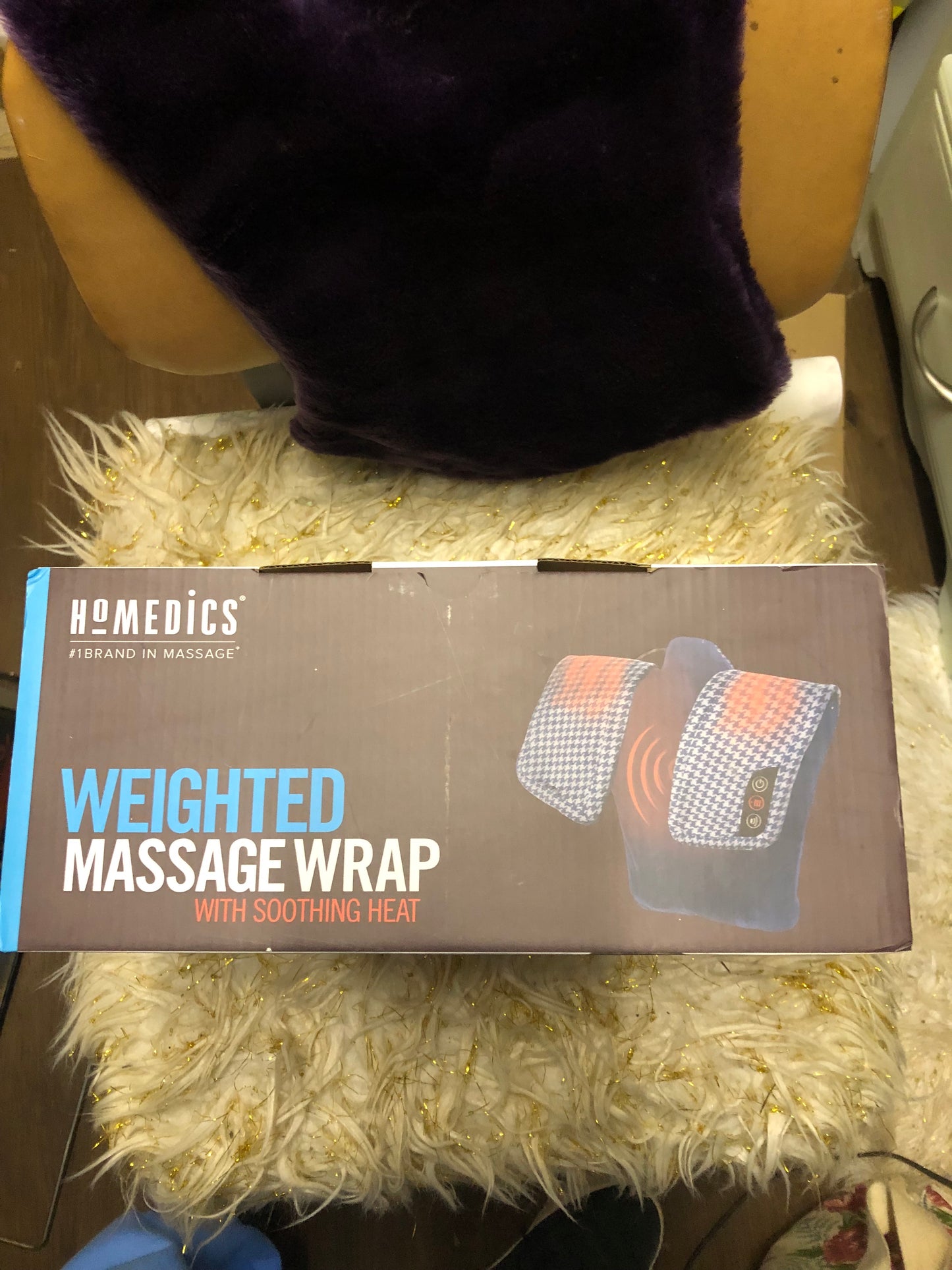 Homedics Weighted Massage Warp With Soothing Heat "New Arrival" (SOLD OUT)