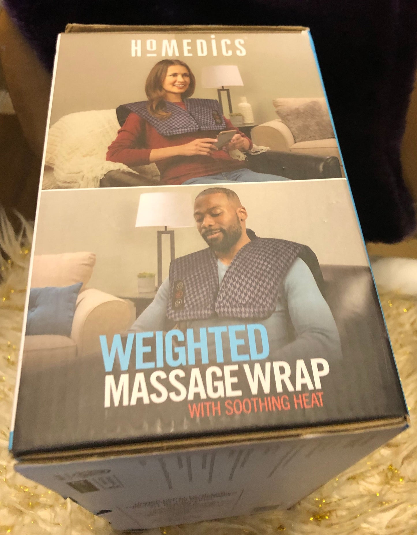 Homedics Weighted Massage Warp With Soothing Heat "New Arrival" (SOLD OUT)