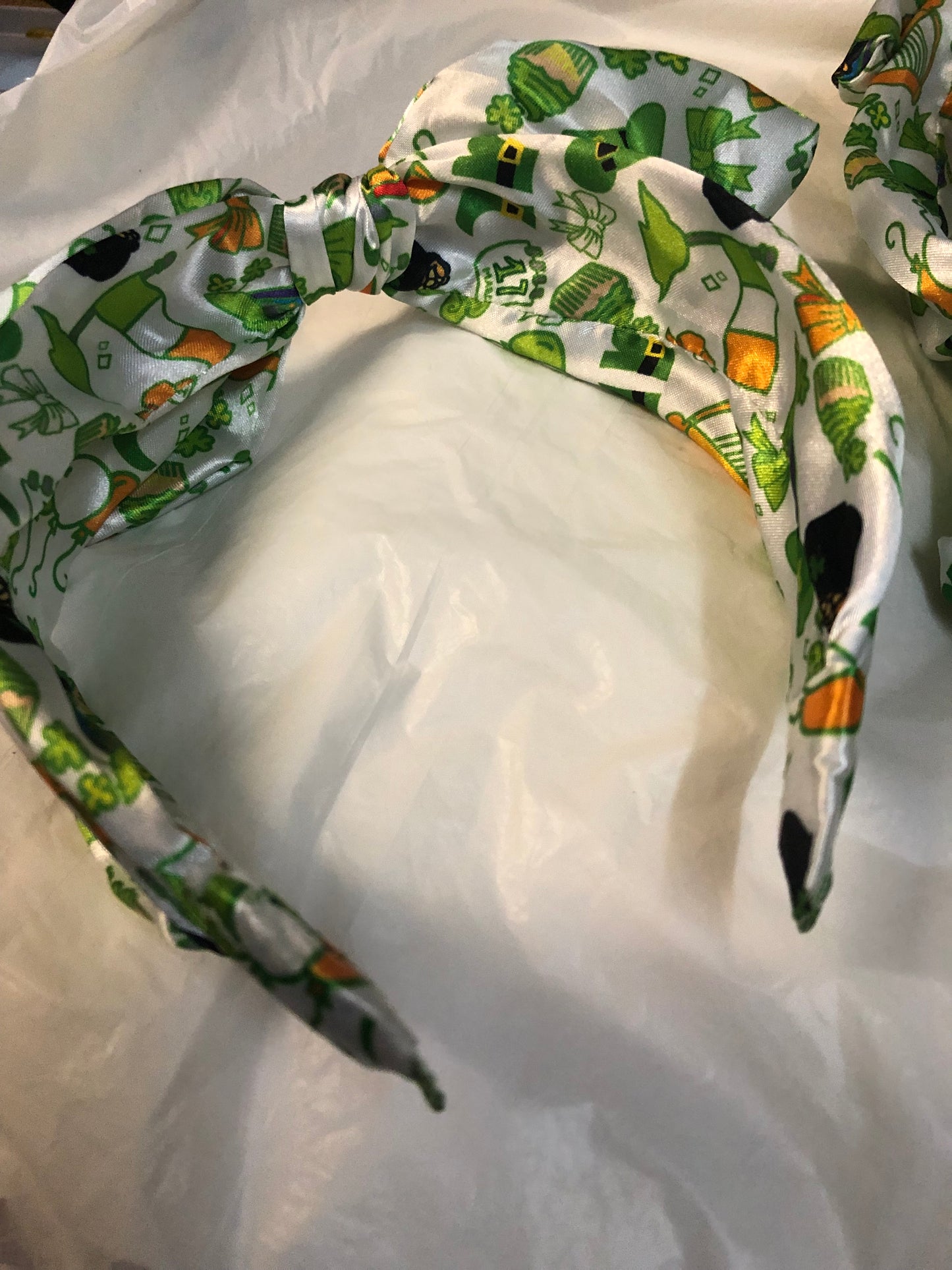 Woman/Girls Saint Pacrick's Bow Headband Multicolors "New Arrival"