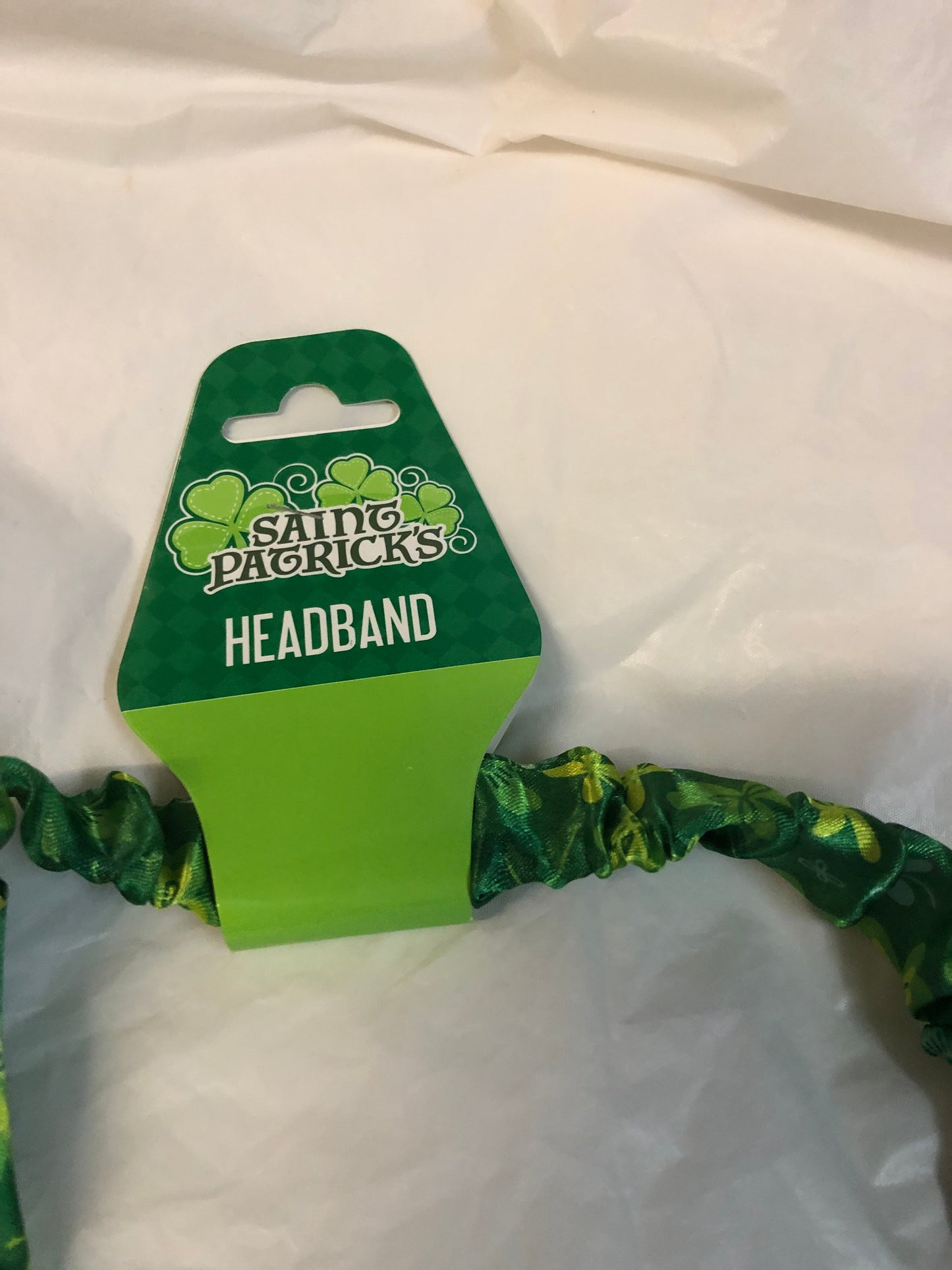 Saint Patricks Headband Scraf Multicolor Dark Green "New Arrival"