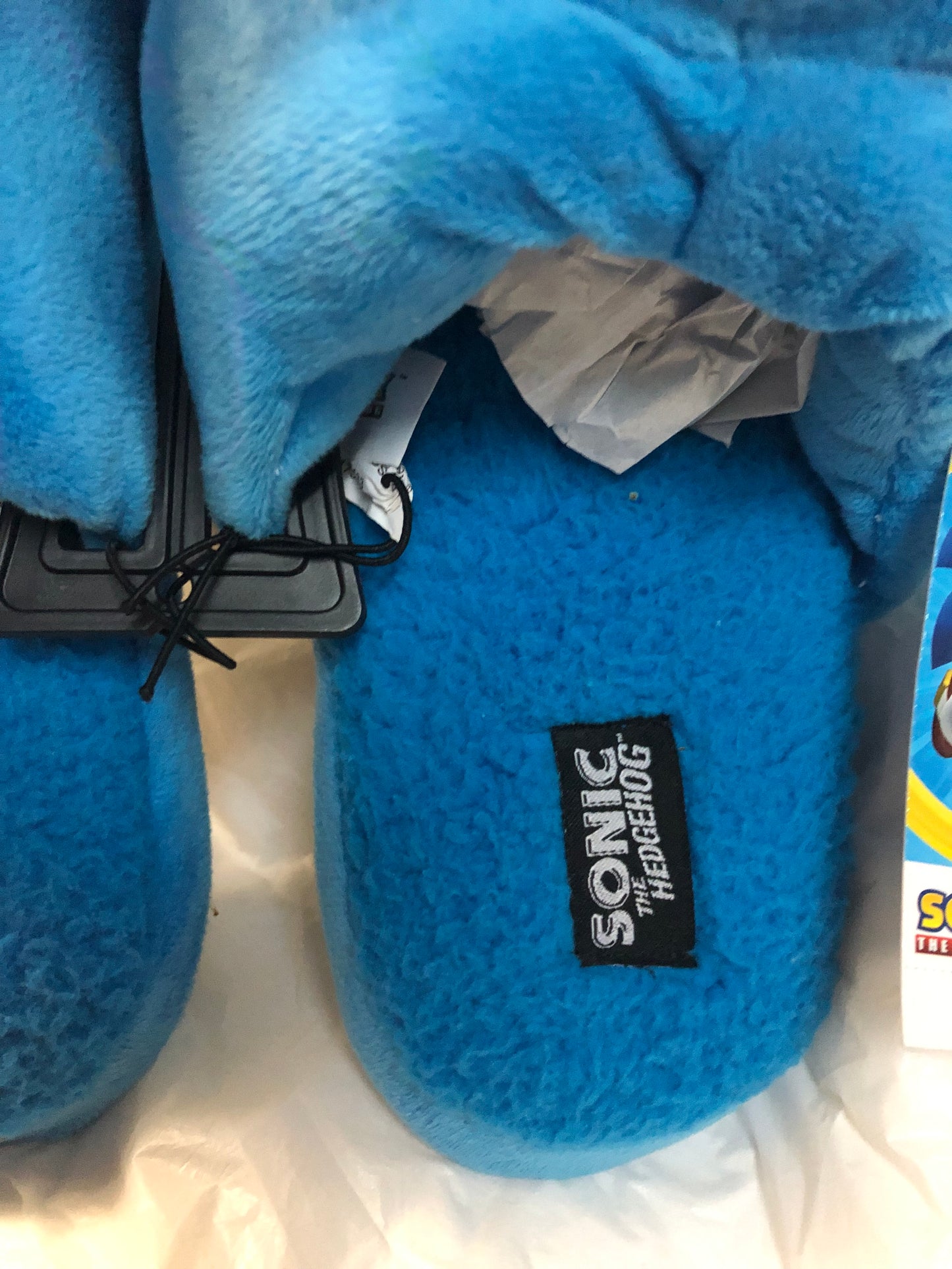 Unisex License Slippers Sonic The Hedgehog By SEGA Size 9-10 Color Blue "New Arrival"(SOLD OUT)