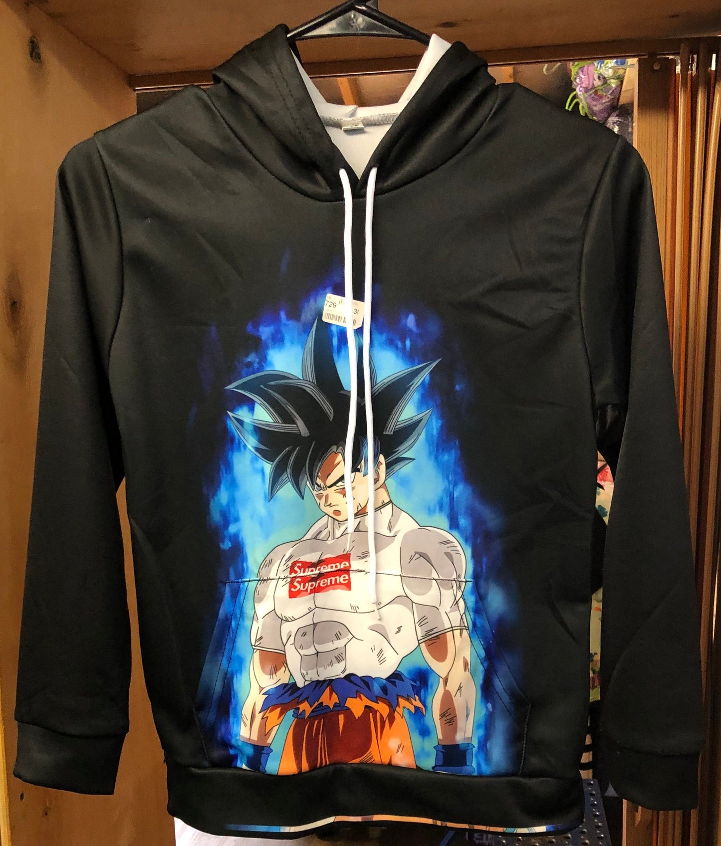 Boys Anime Dragon Ball Z Hoodie Jacket Size 5/6 Colorful Black "New Arrival"