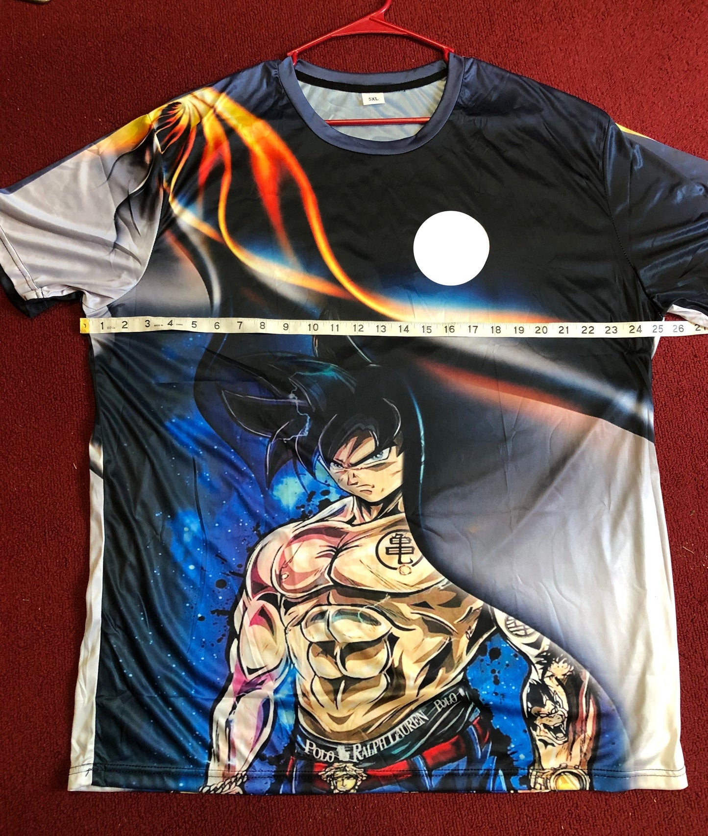 Men Anime Dragon Ball Z 3D T-Shirt Size 5XL Color Multicolors 'New Arrival"