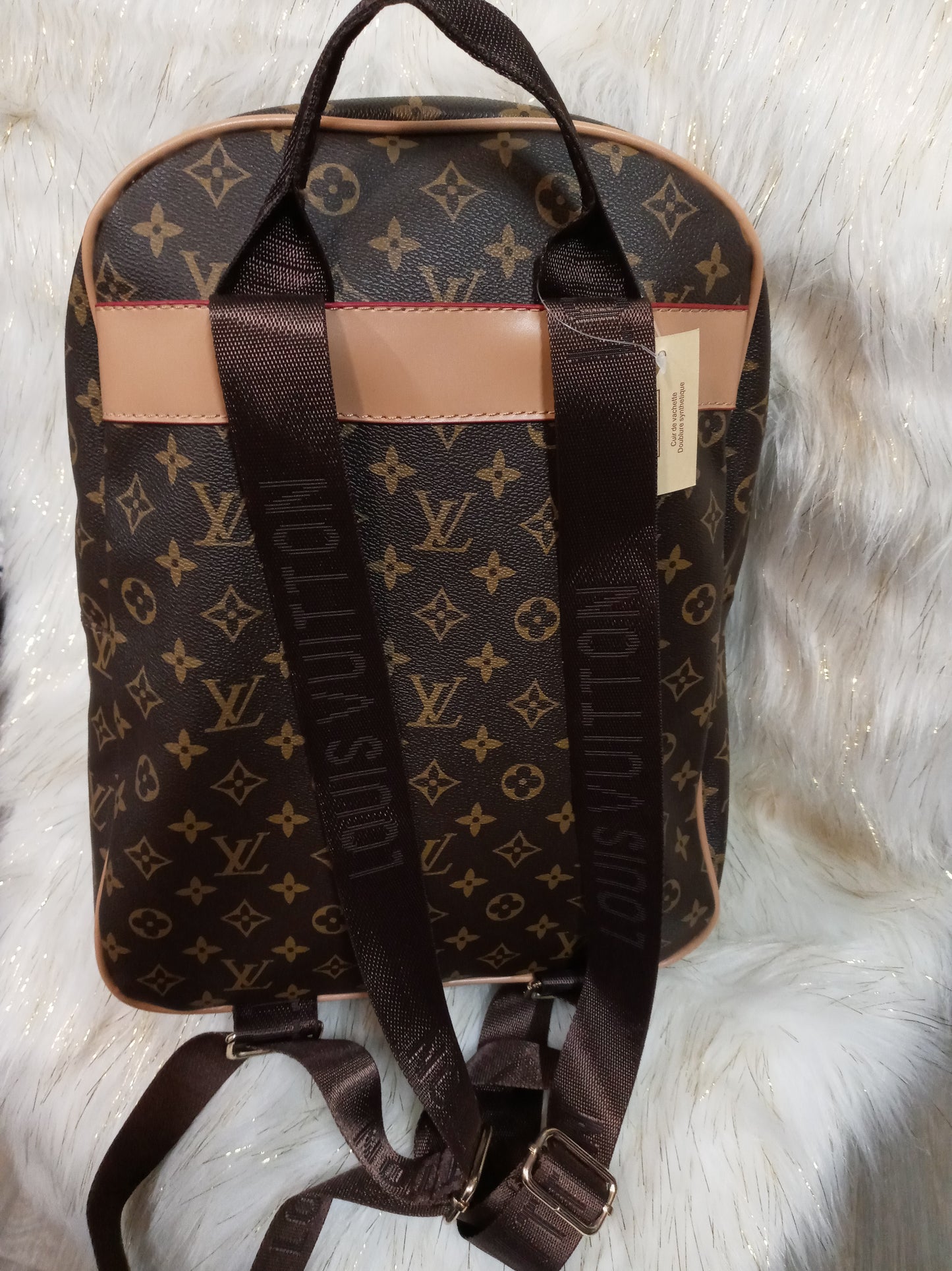 Large Flower Leather Backpack "SOLD OUT"