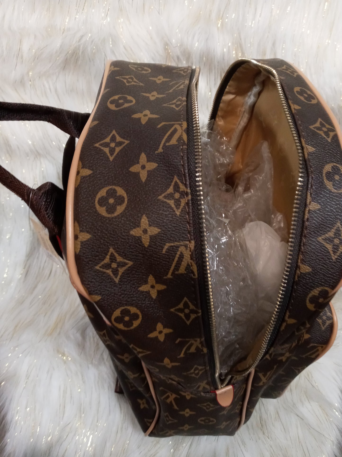 Large Flower Leather Backpack "SOLD OUT"