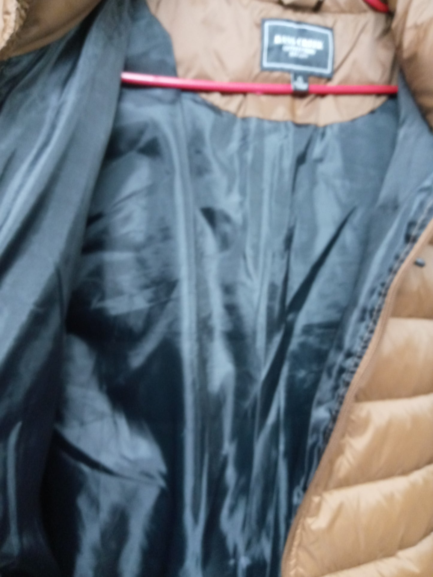 Woman Puffer Bass Creek Outfitters Coat Size XL Color Brown