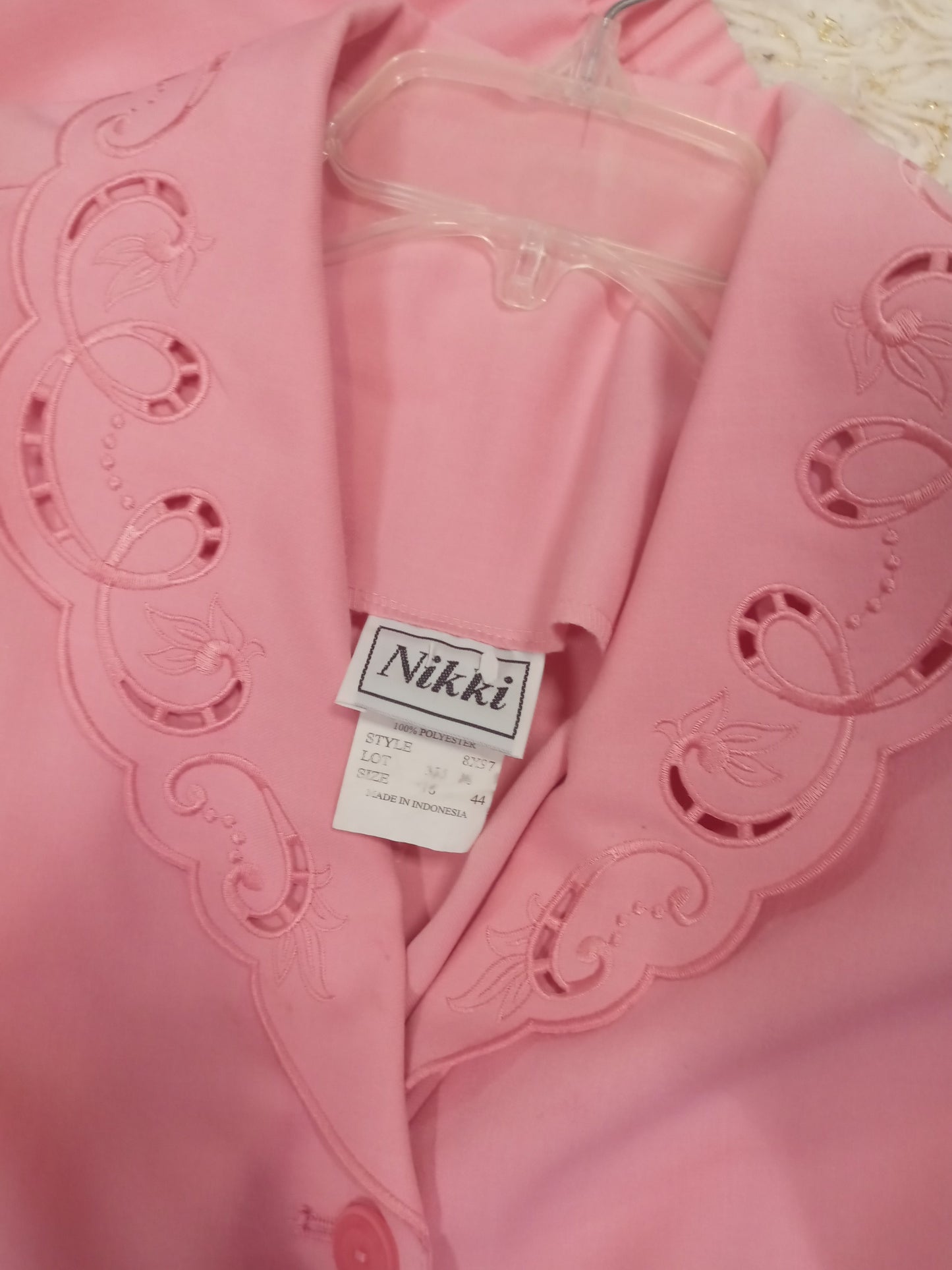 Woman 2Pc Jacket And Skirt Set Size 16 Color Pink/Peach By:Nikki (Shoes Sold Separately)