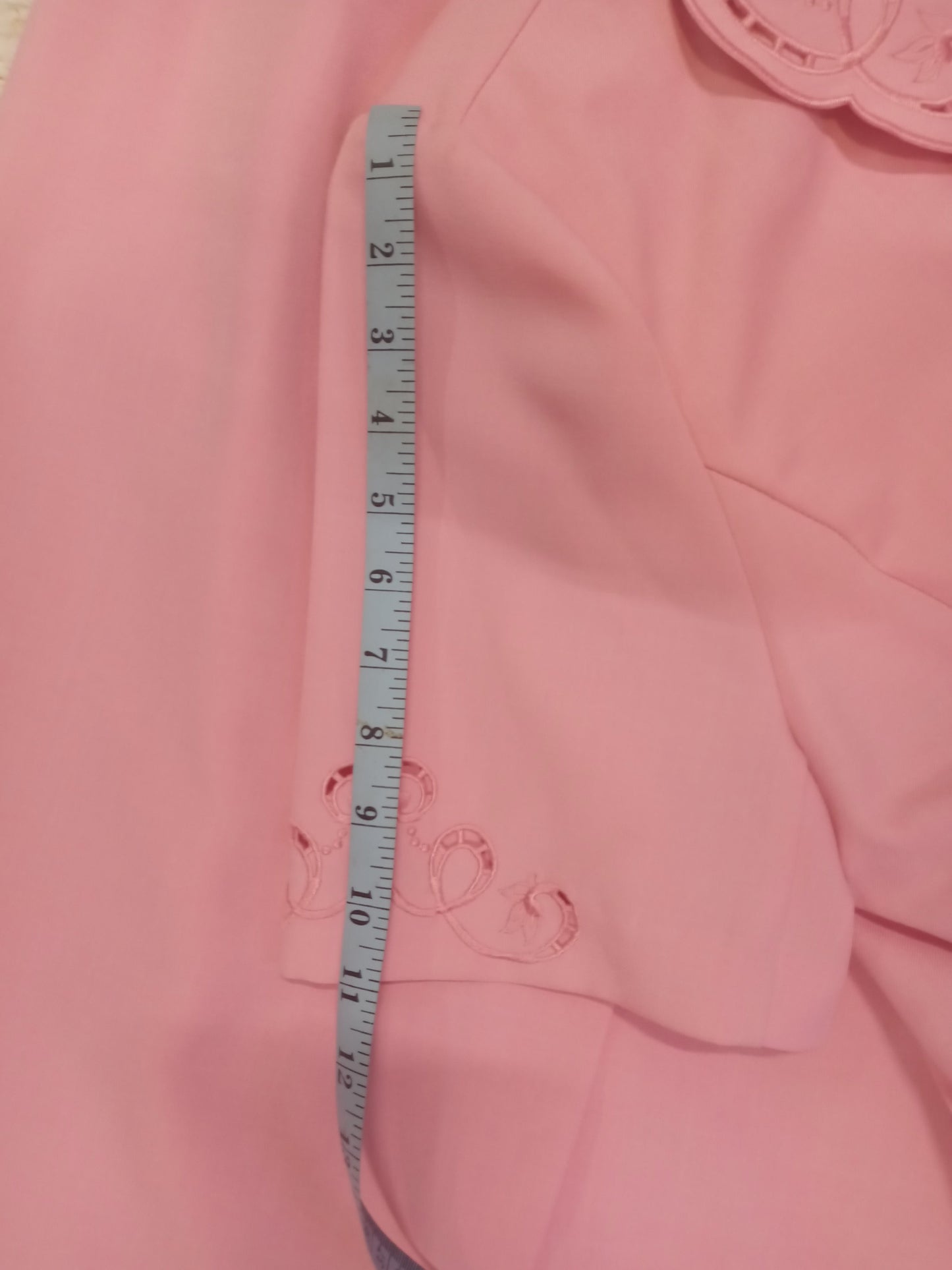 Woman 2Pc Jacket And Skirt Set Size 16 Color Pink/Peach By:Nikki (Shoes Sold Separately)