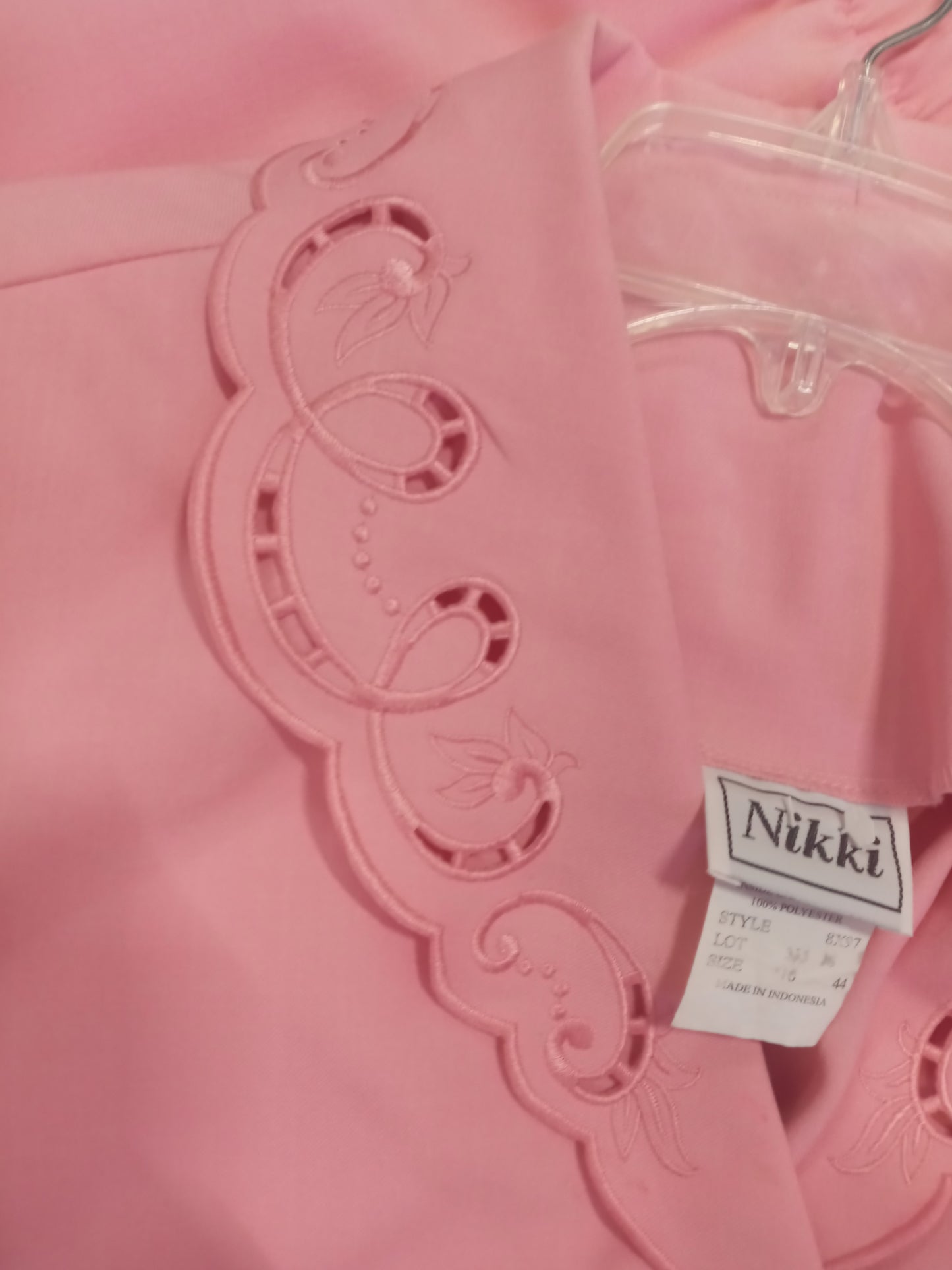 Woman 2Pc Jacket And Skirt Set Size 16 Color Pink/Peach By:Nikki (Shoes Sold Separately)