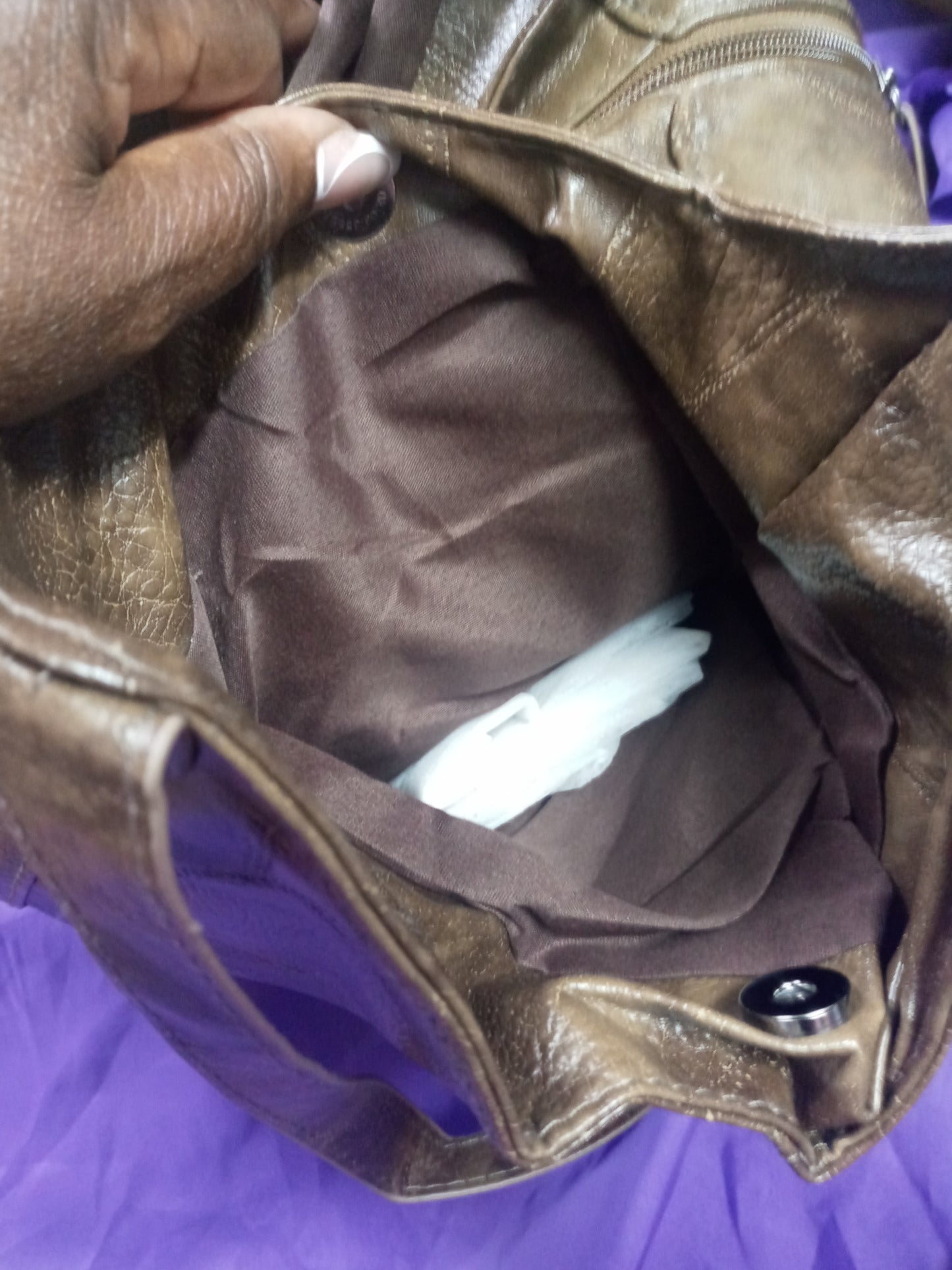 Woman ho bo Leather Shoulder Travel Bag. Color Brown "New Fall Arrival"( SOLD OUT) Thanks For Your Purchase "Happy Mother's Day