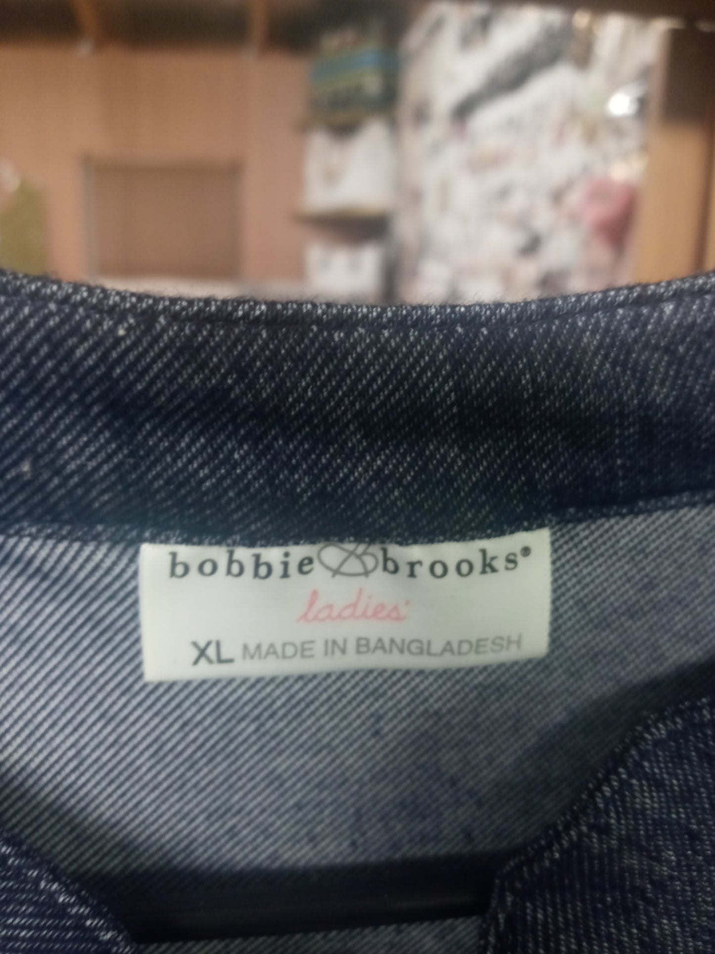 Ladies Soft Jean Dress Size XL Half Sleeve By:Bobbie &Brooks Lace Up Closure"New Fall Arrival"