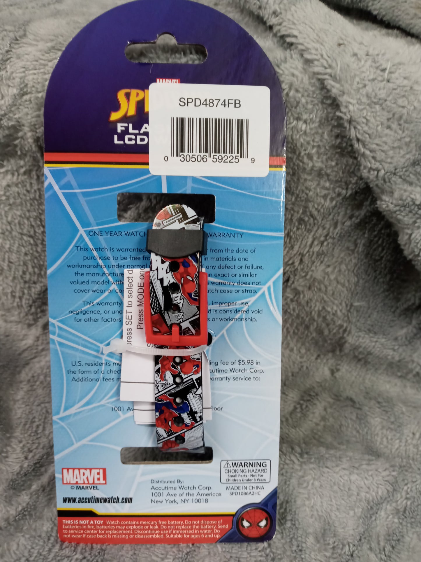 Marvel Spider-Man Round Face Flashing LCD Watch"New Arrival" (SOLD OUT) tHANKS FOR YOUR PURCHASE!