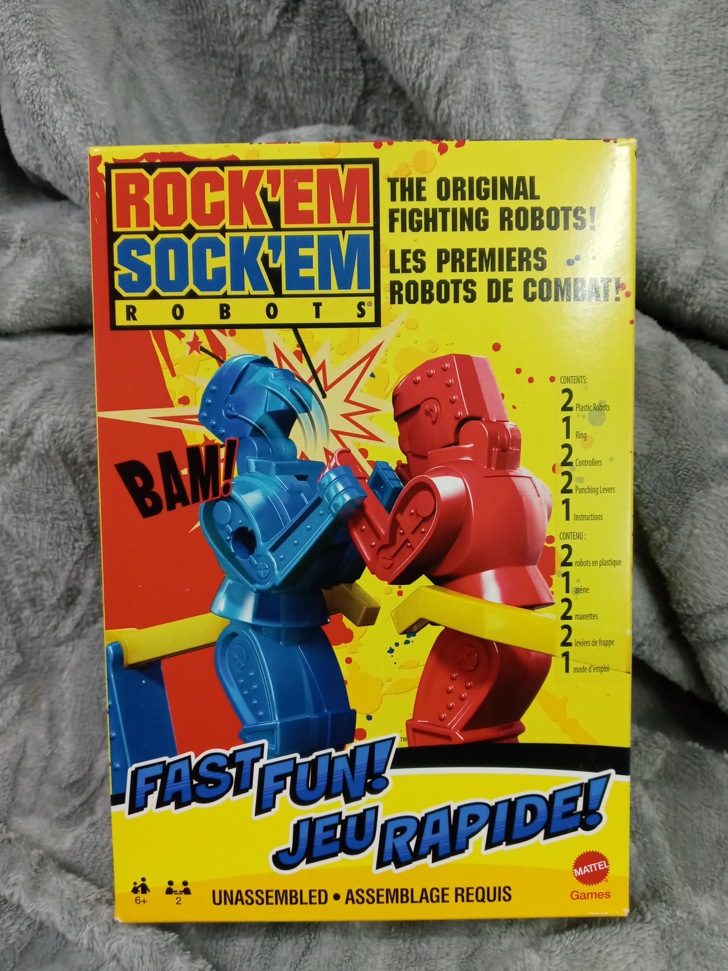 Rock'em Sock'em Robots Game. "New Arrilal"