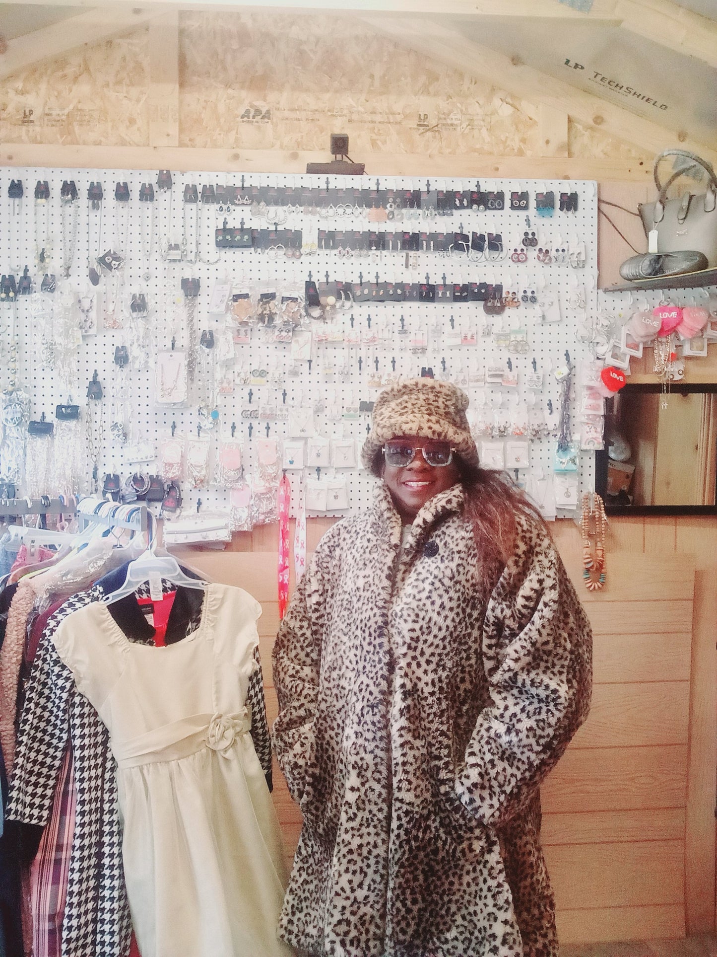 Womans Very Beautiful Cheetah Print Swing Coat "Just In" Size L