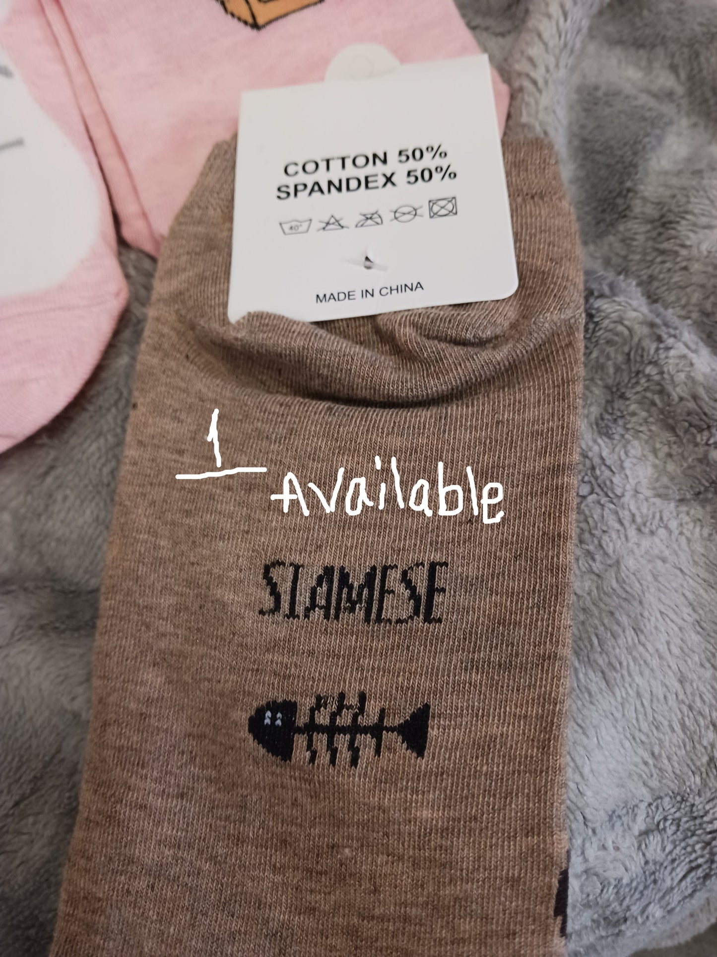 Woman Cat lover Socks "New Arrival"
