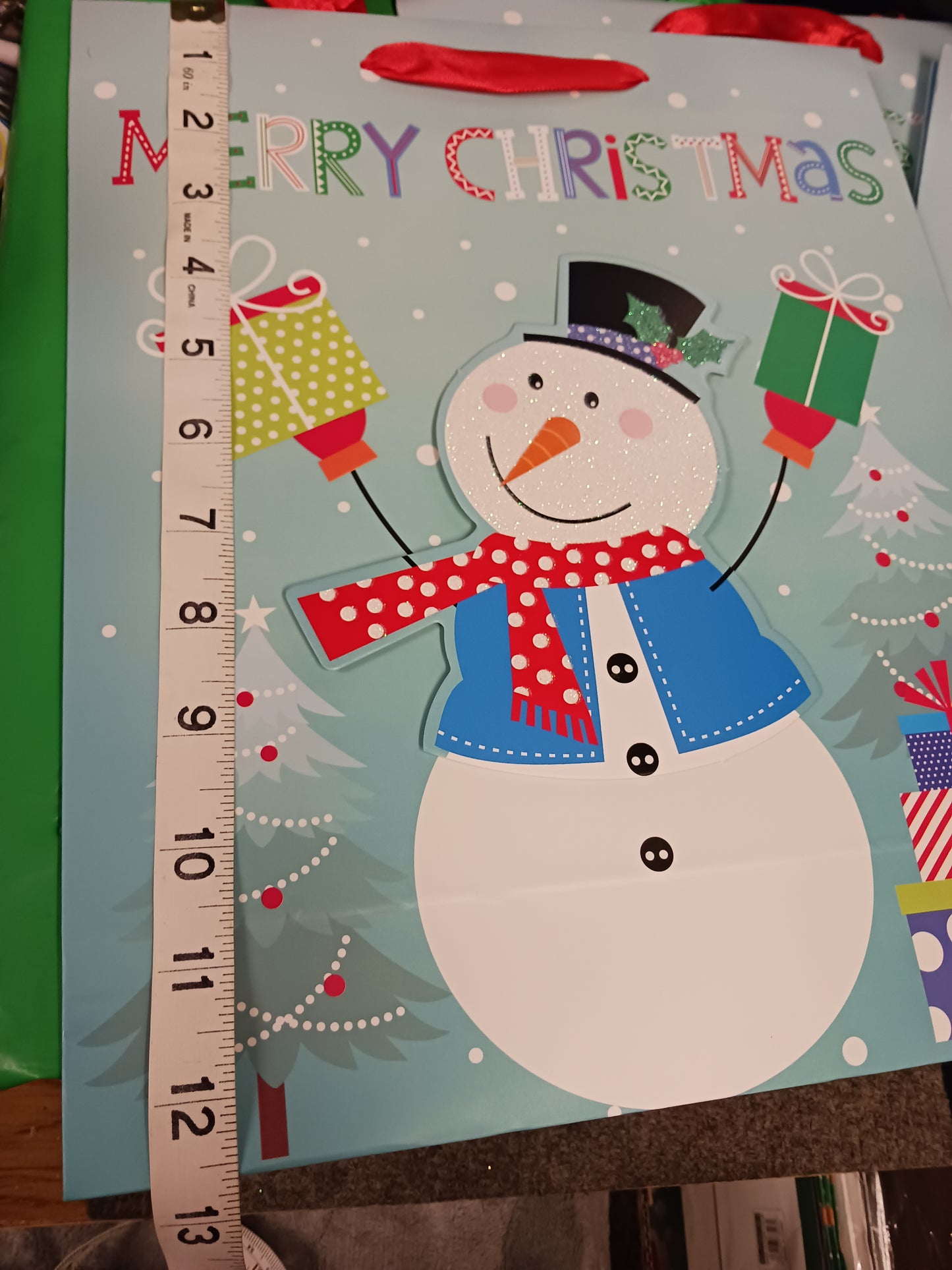 Christmas Gift Bags 3-D Style "New Arrival" Just In 6.00ea. OR 2 For $10.00