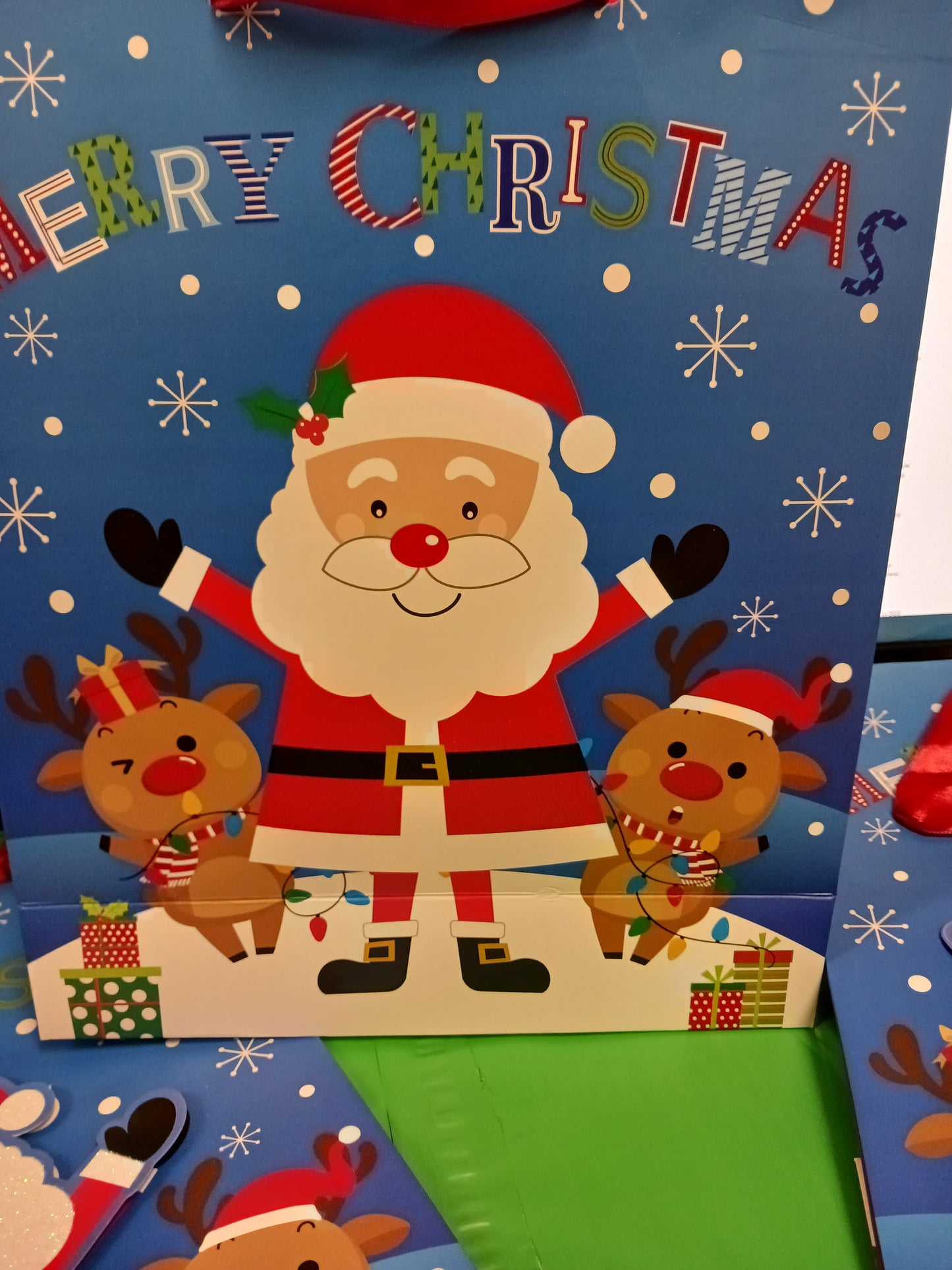 Christmas Gift Bags 3-D Style "New Arrival" Just In 6.00ea. OR 2 For $10.00