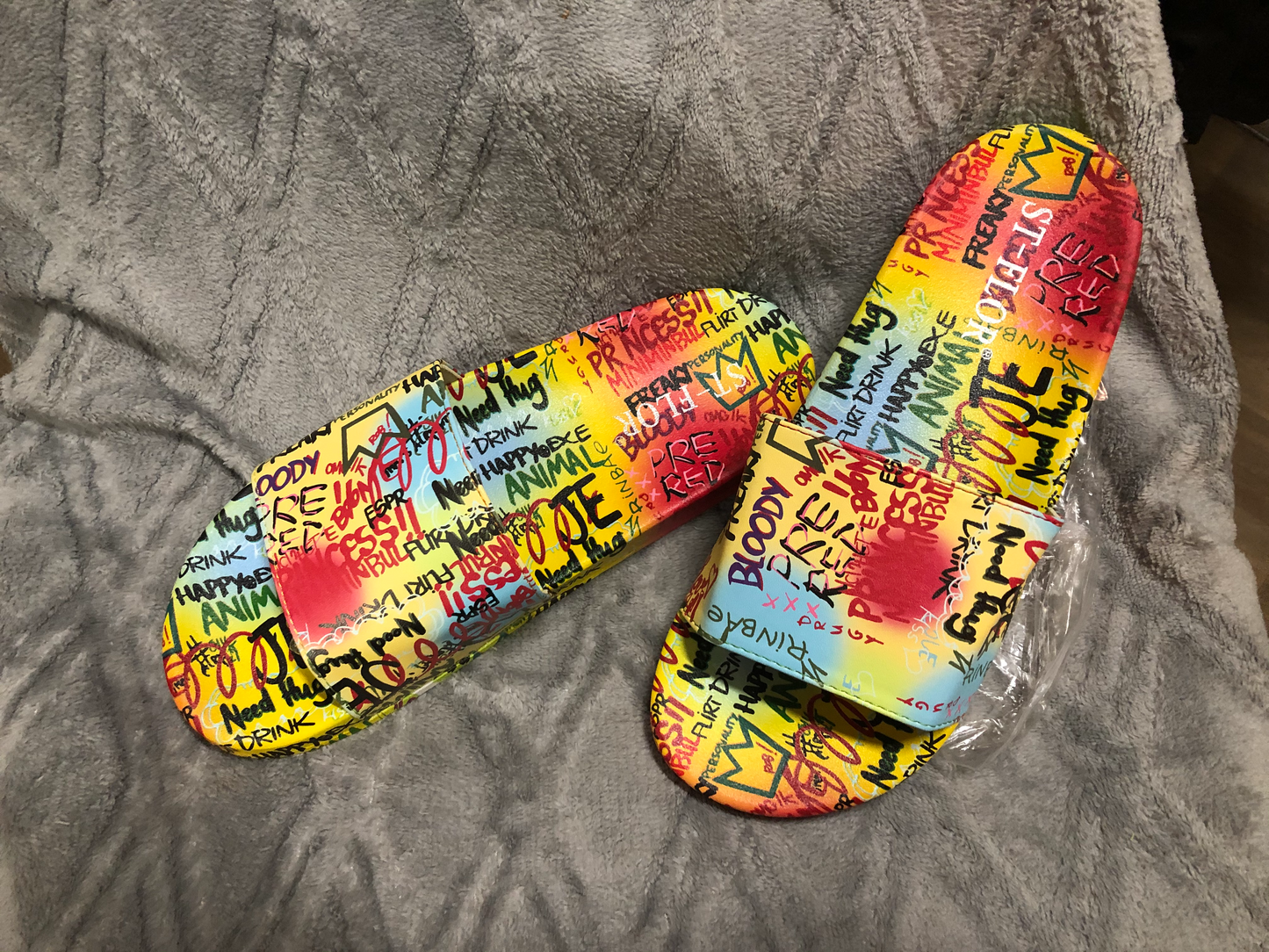 Graffiti Slides Size 8 & 9 (SALE)