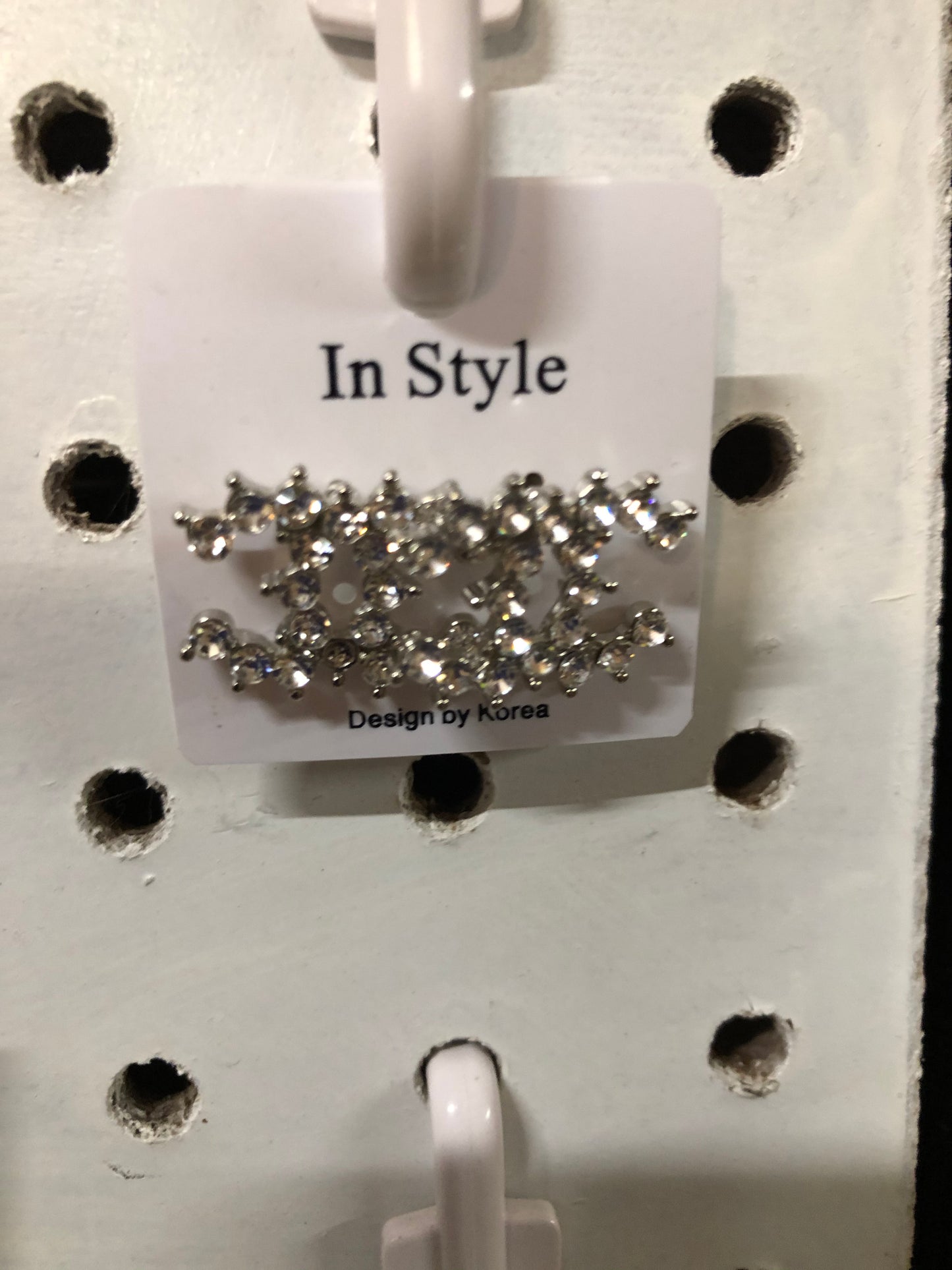 Silver Big Bling Earrings