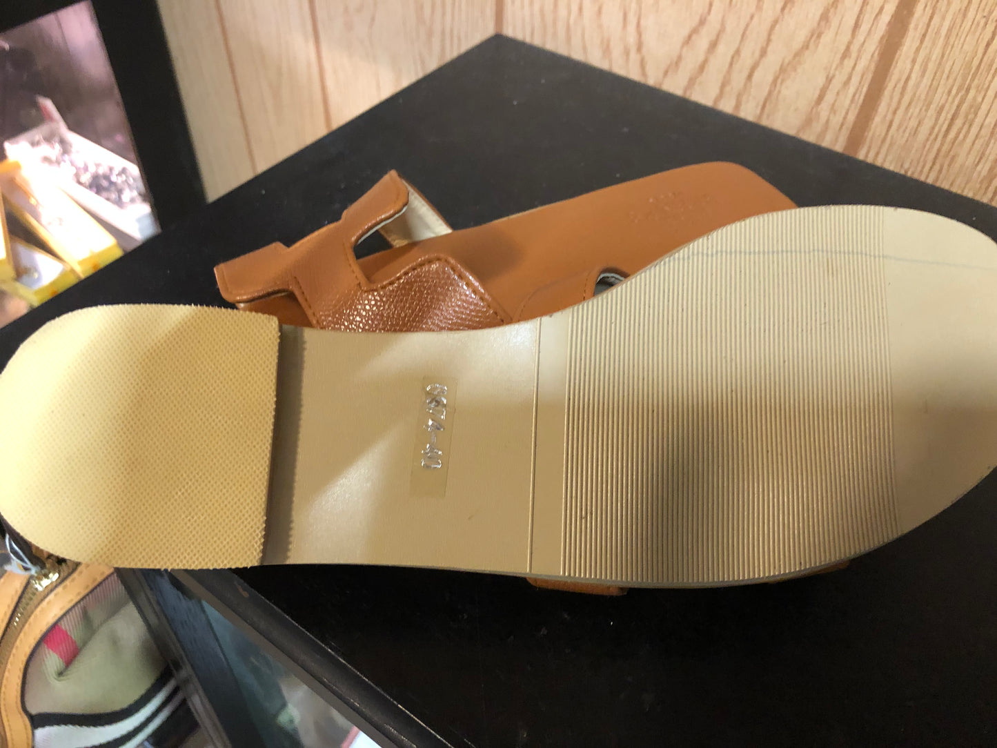 Womans Slides Size Color 10 Brown (Cut Small Size Up When Ordering)