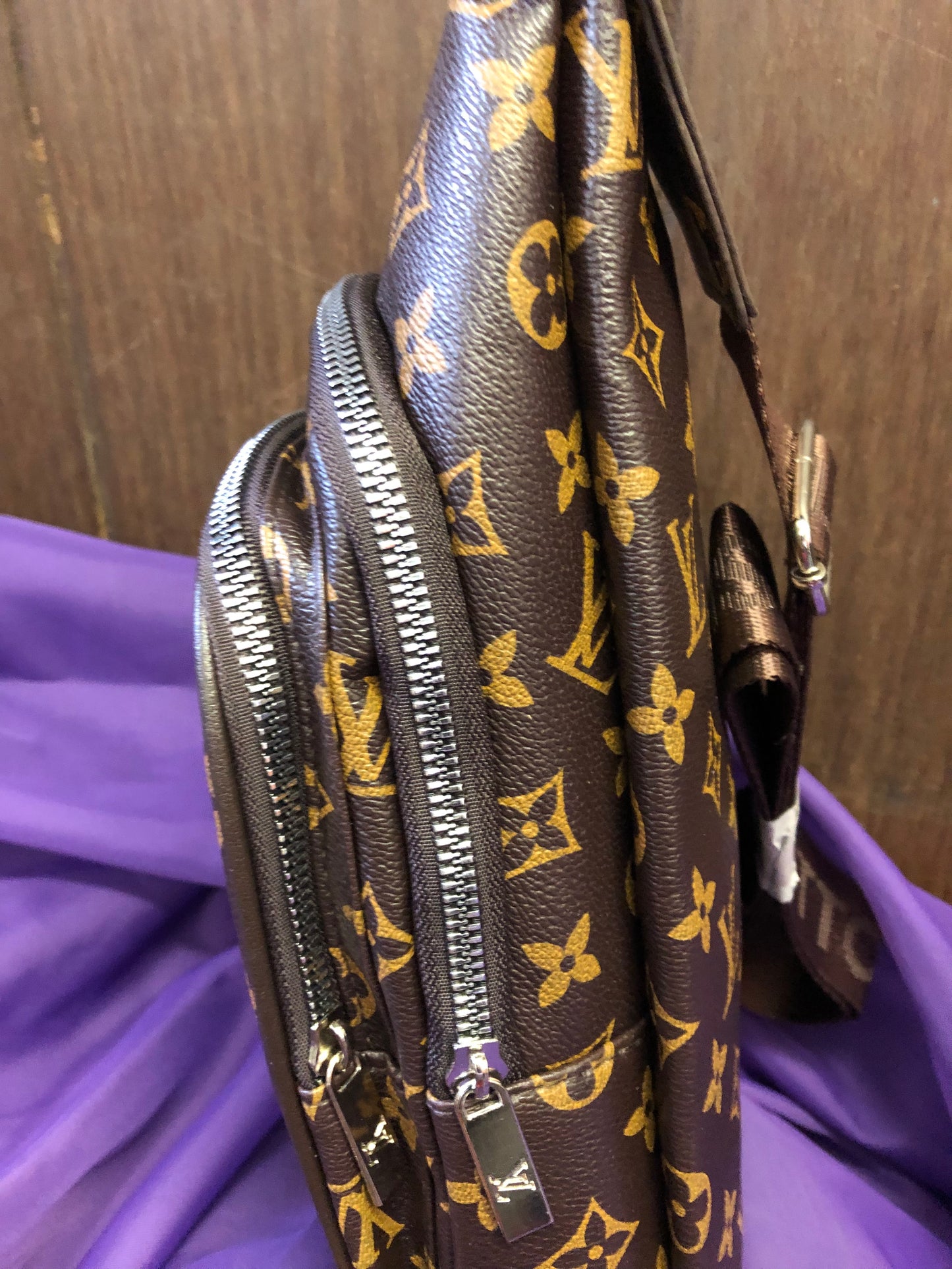 Unisex Sling Back Bag Color Brown " New Arrival" SOLD OUT"Thanks For Your Purchase