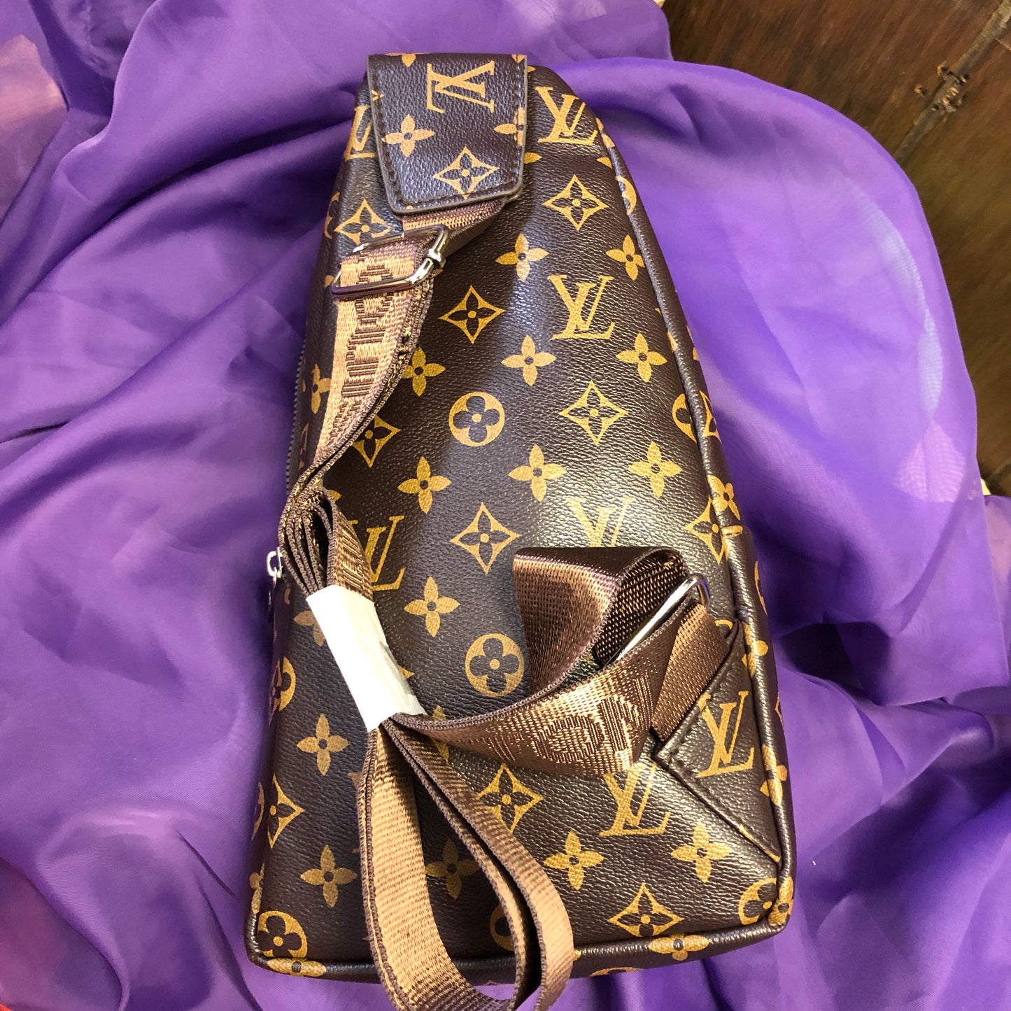 Unisex Sling Back Bag Color Brown " New Arrival" SOLD OUT"Thanks For Your Purchase