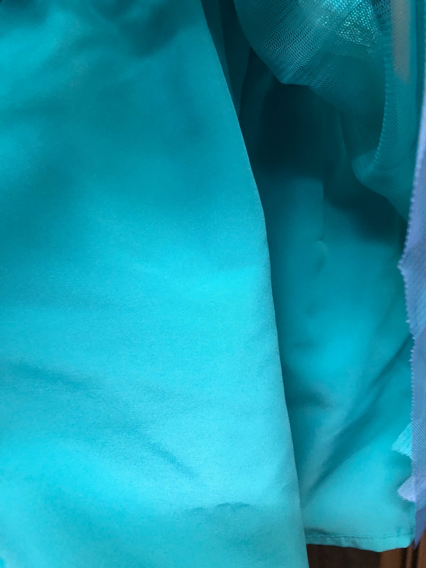 Girls Size 3T Razor Back Sun Dress Color Teal Green