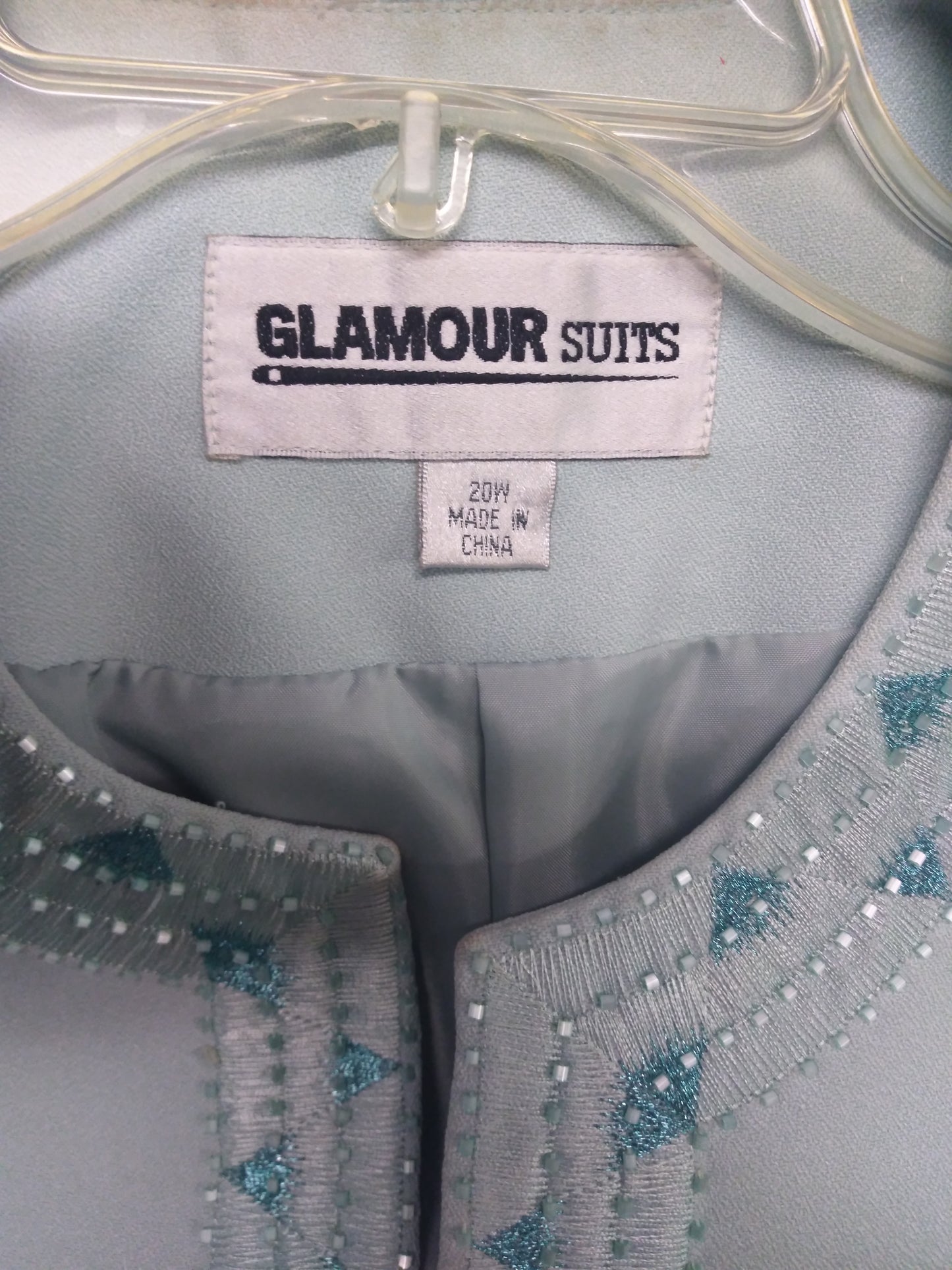 Woman Pc.Coat Suit Size 20 By Glamor Suits