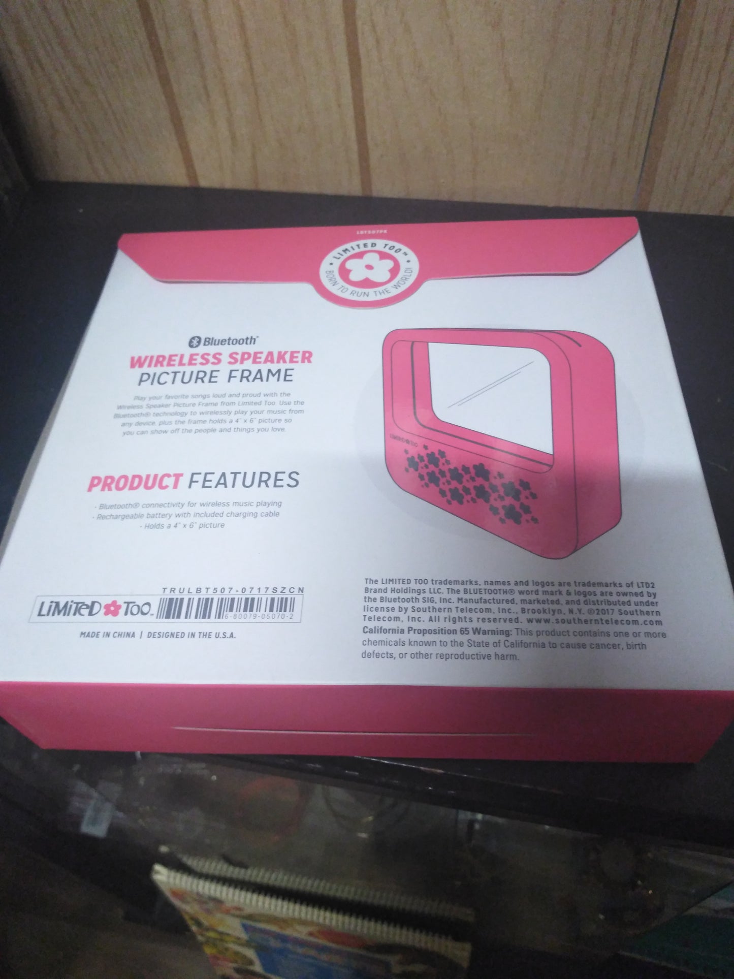 "Limited Too"Bluetooth Wireless Picture Frame