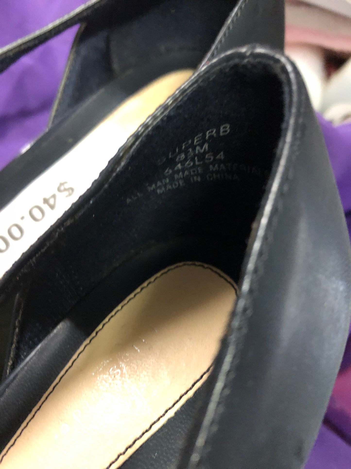 Woman Pre-Owned Navy Blue Pump Size 8.5