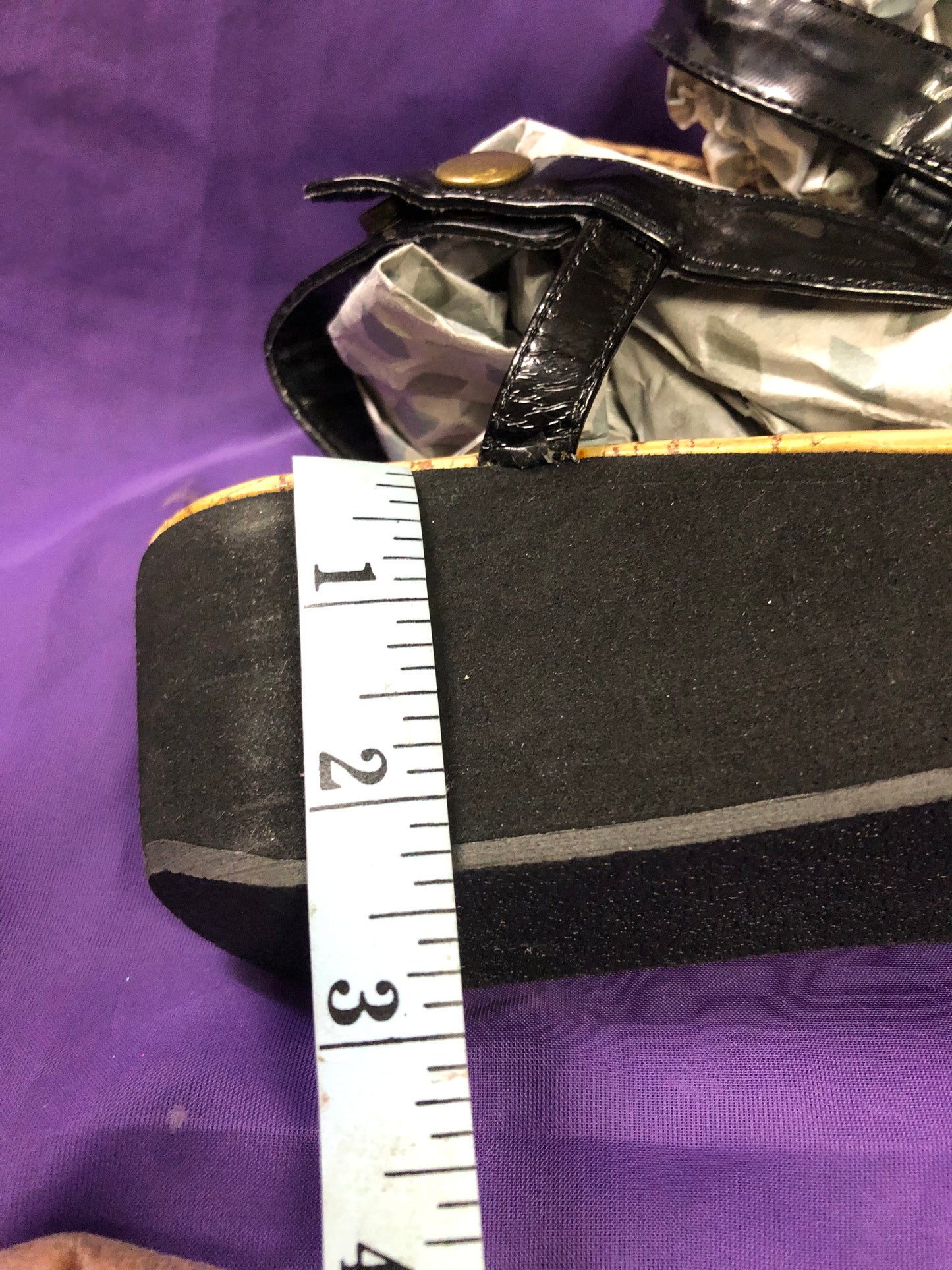 Woman Wedge Platform Sandal Color Black Size 8 "On SALE" SOLD