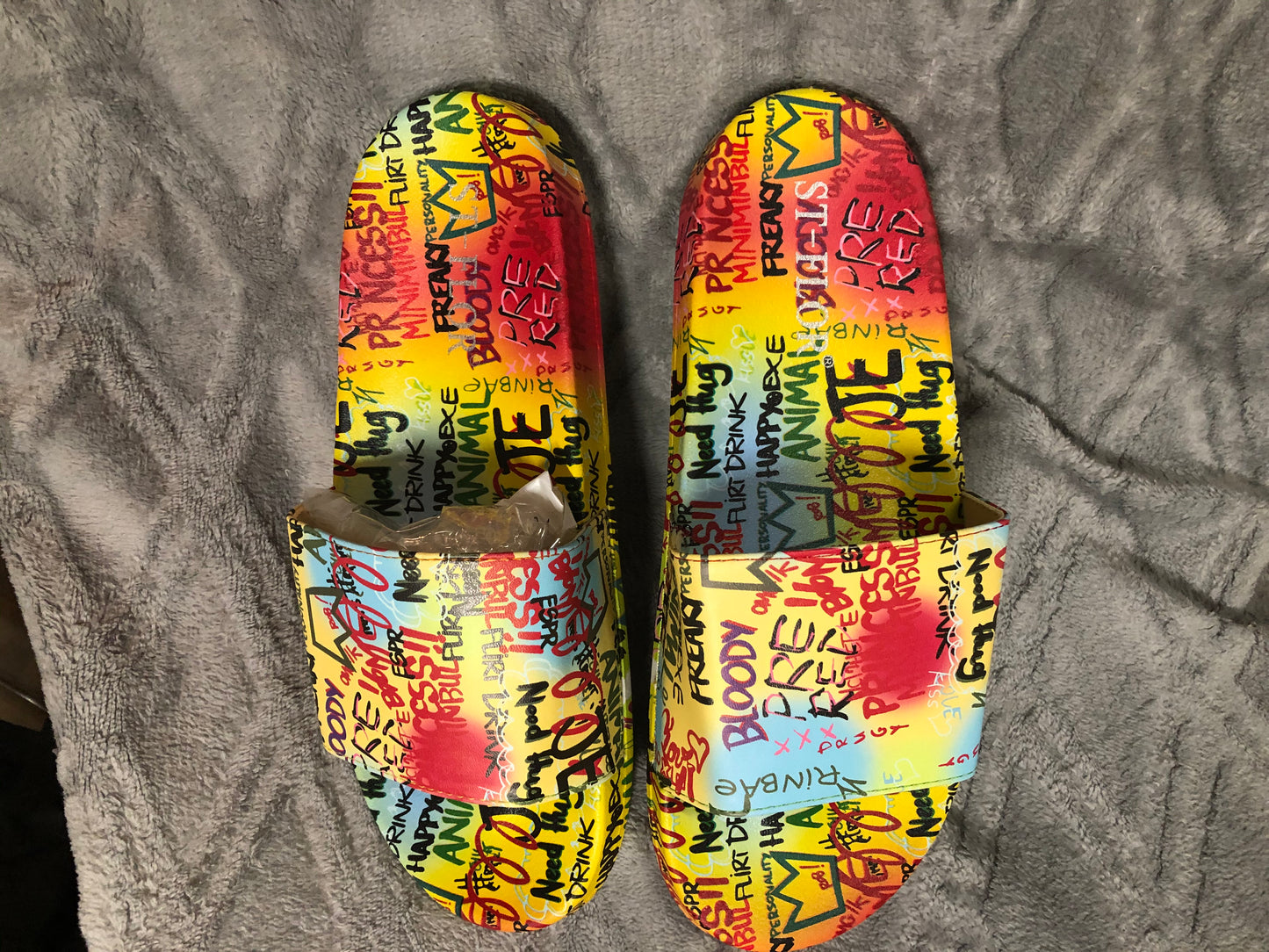 Graffiti Slides Size 8 & 9 (SALE)
