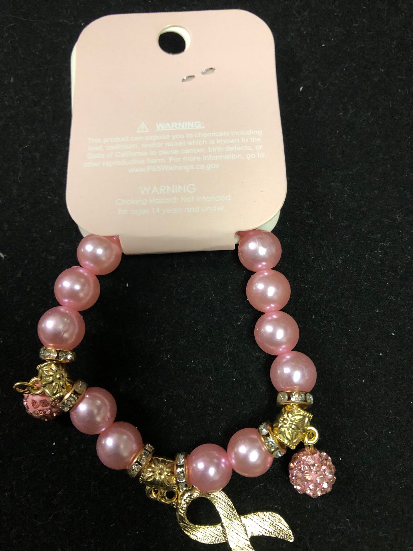 Fashion Bracelet "OCTOBER" Show Your Support "Breast Cancer Awareness Month Gold Or Silver "New Arrival"