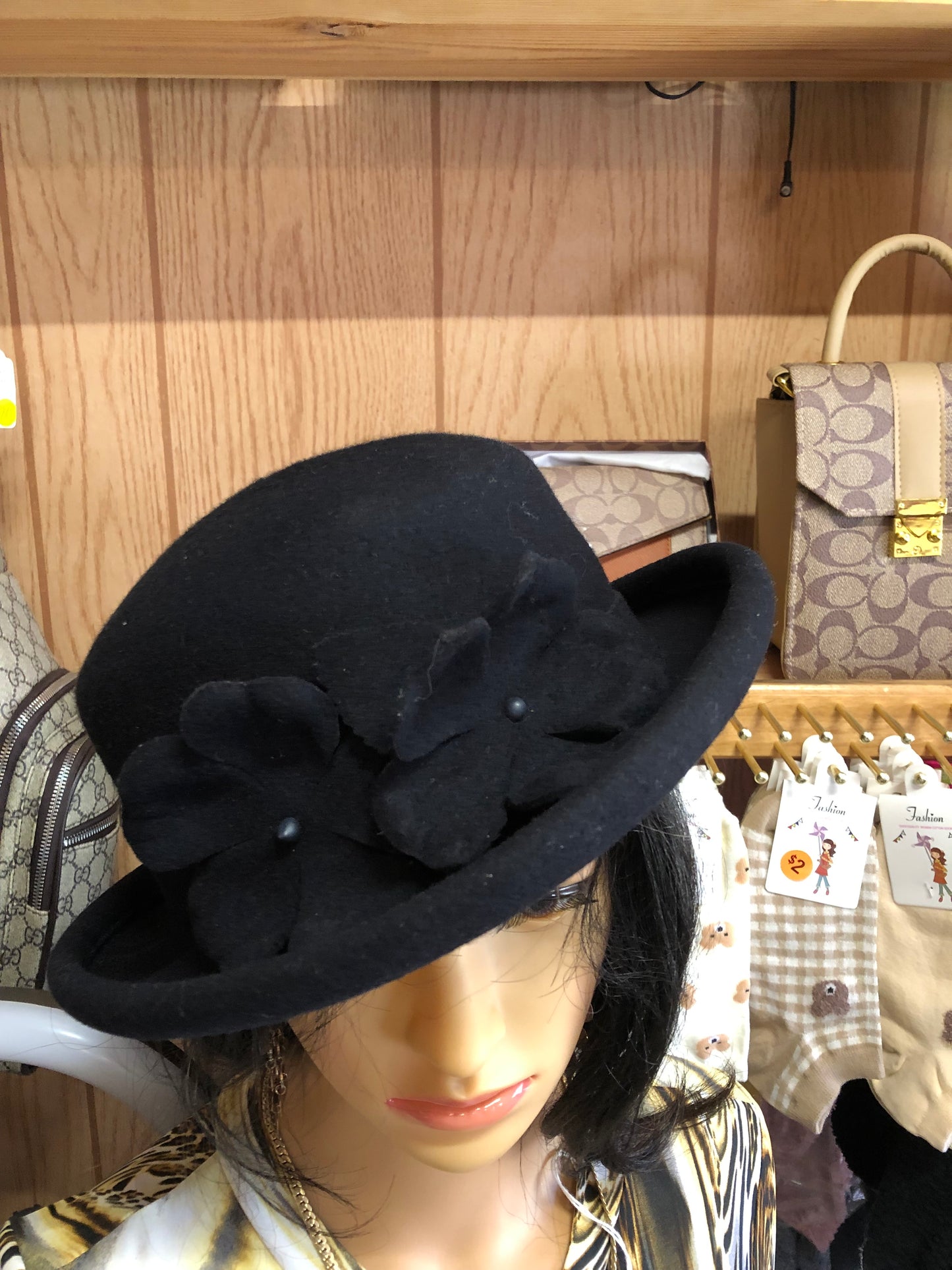 Woman Winter Hat By Liz Claiborne 100% Wool Color Black "New Fall Arrival" (SOLD OUT)