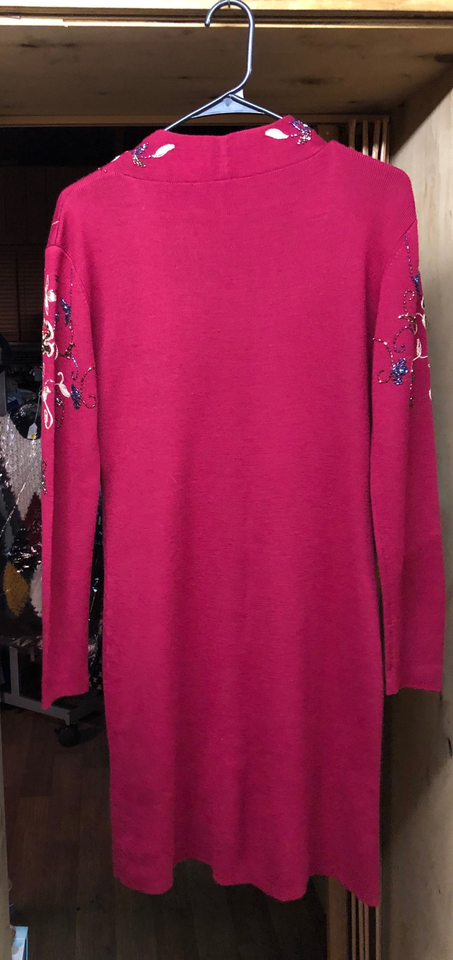 Woman Sweater Dress Size Med. Slip On Start The Year Off In This Beauty.