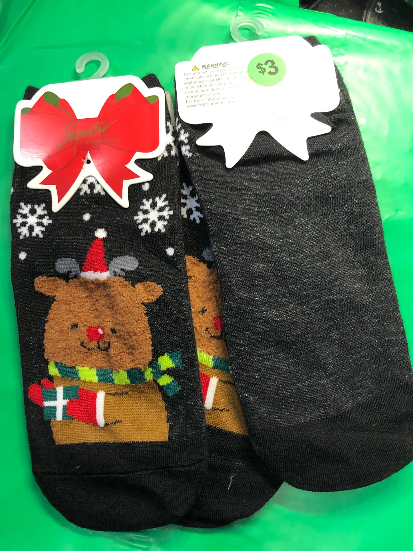 Woman Christmas Ankle Socks "New Arrival" Great Stocking Stuffers $3 each Or 2 For $5.00