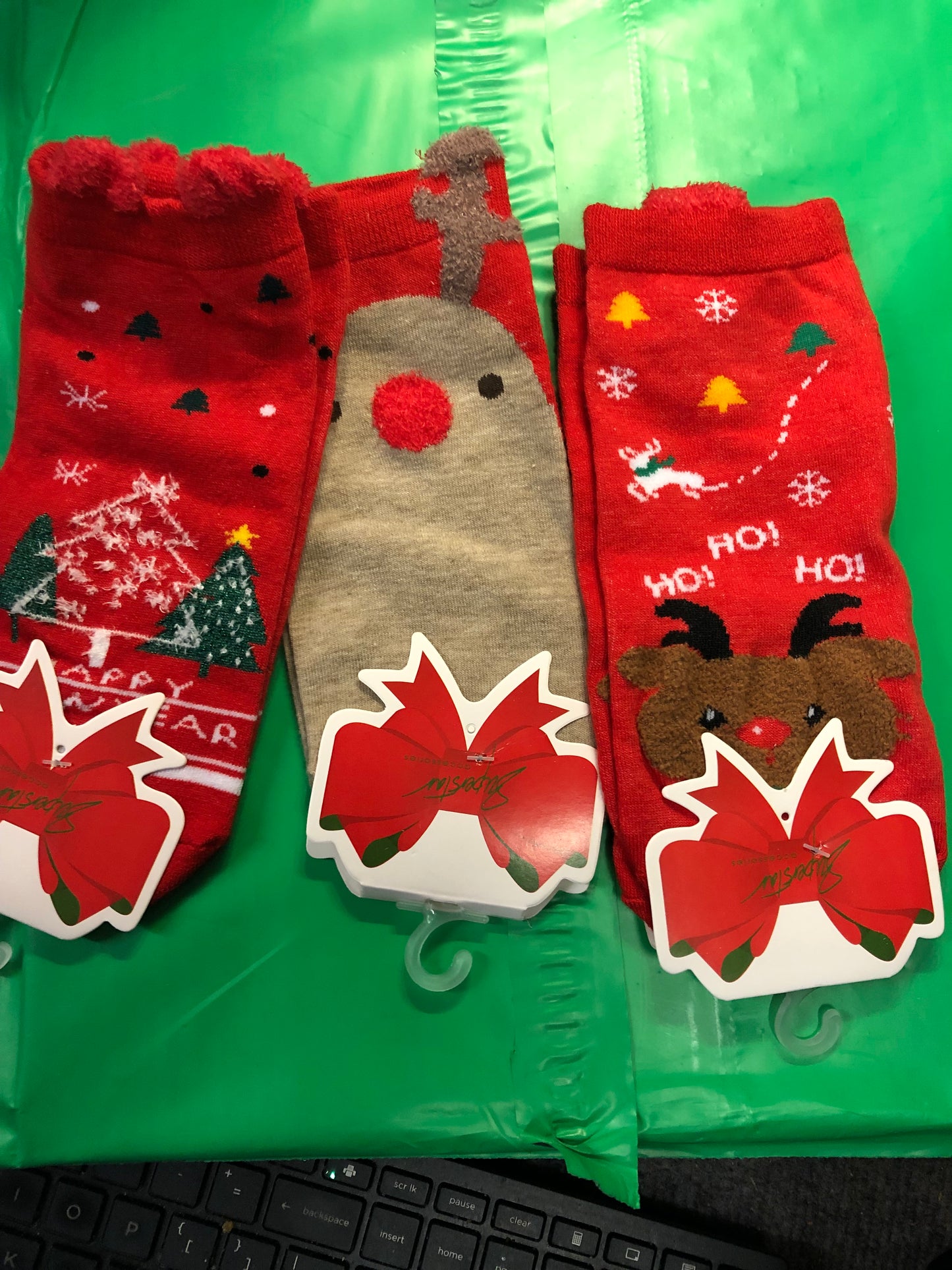 Woman Christmas Ankle Socks "New Arrival" Great Stocking Stuffers $3 each Or 2 For $5.00