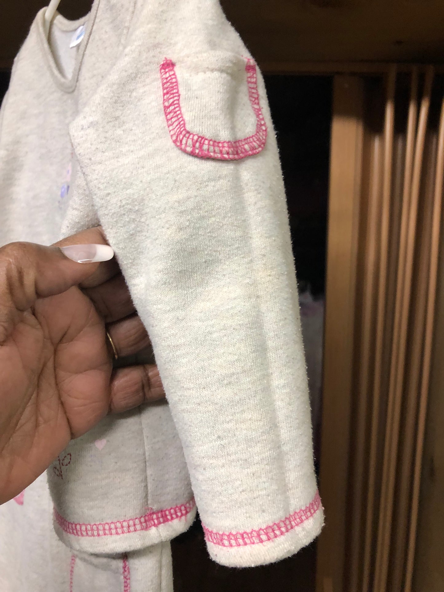 Kids 2 Piece Set By Connection Color Oatmeal Size 24 Months.
