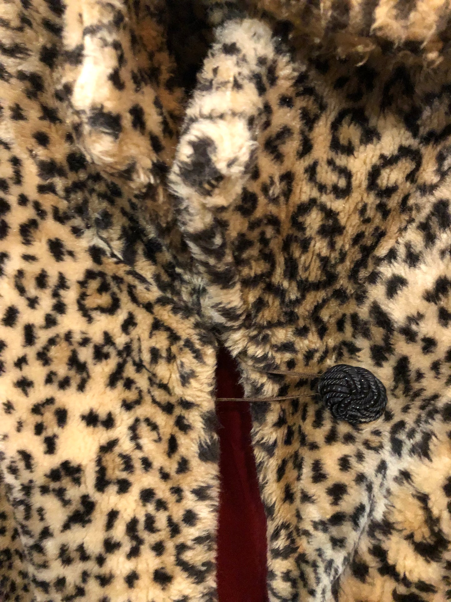 Womans Very Beautiful Cheetah Print Swing Coat "Just In" Size L