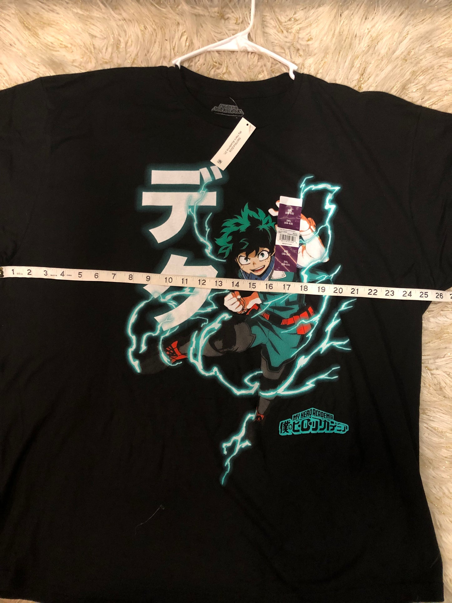 Men My Hero Academia Size 2XL Color Black " New Arrival"
