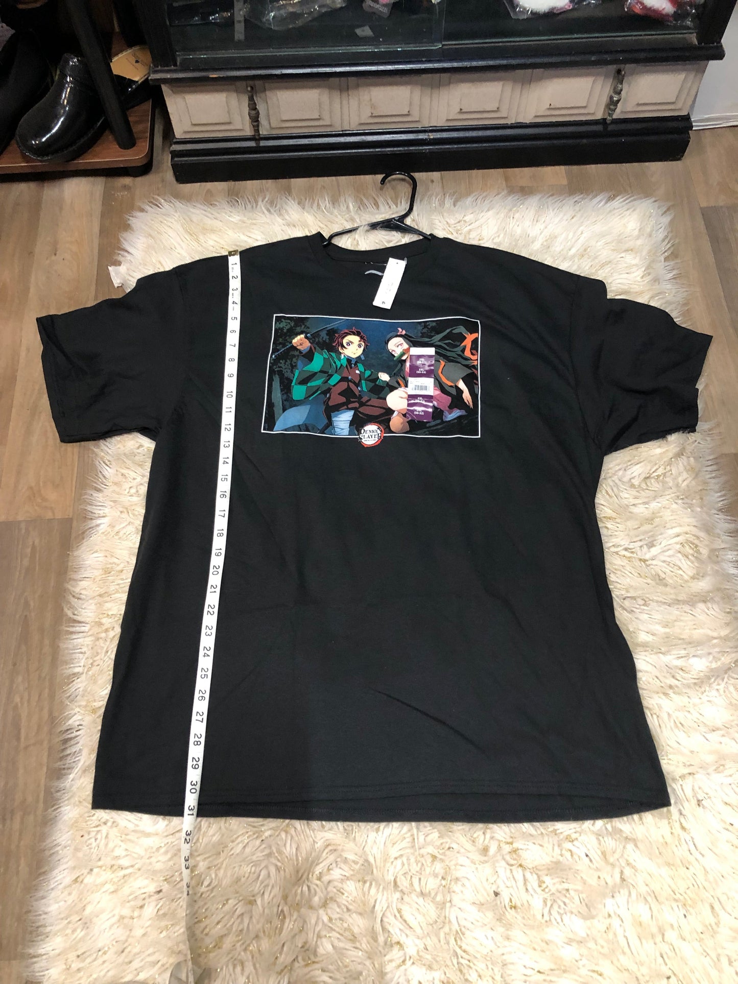 Men Tee Size 2XL(50/52) Color Black Demon Slayer "New Arrival"
