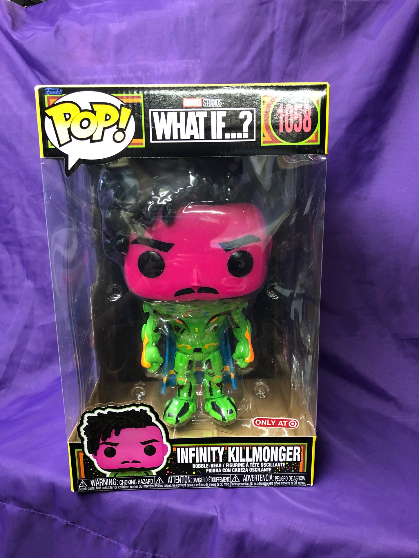Funko PoP! By: Marvel WHAT IF...? "INFINITY KILLMONGER" New Arrival