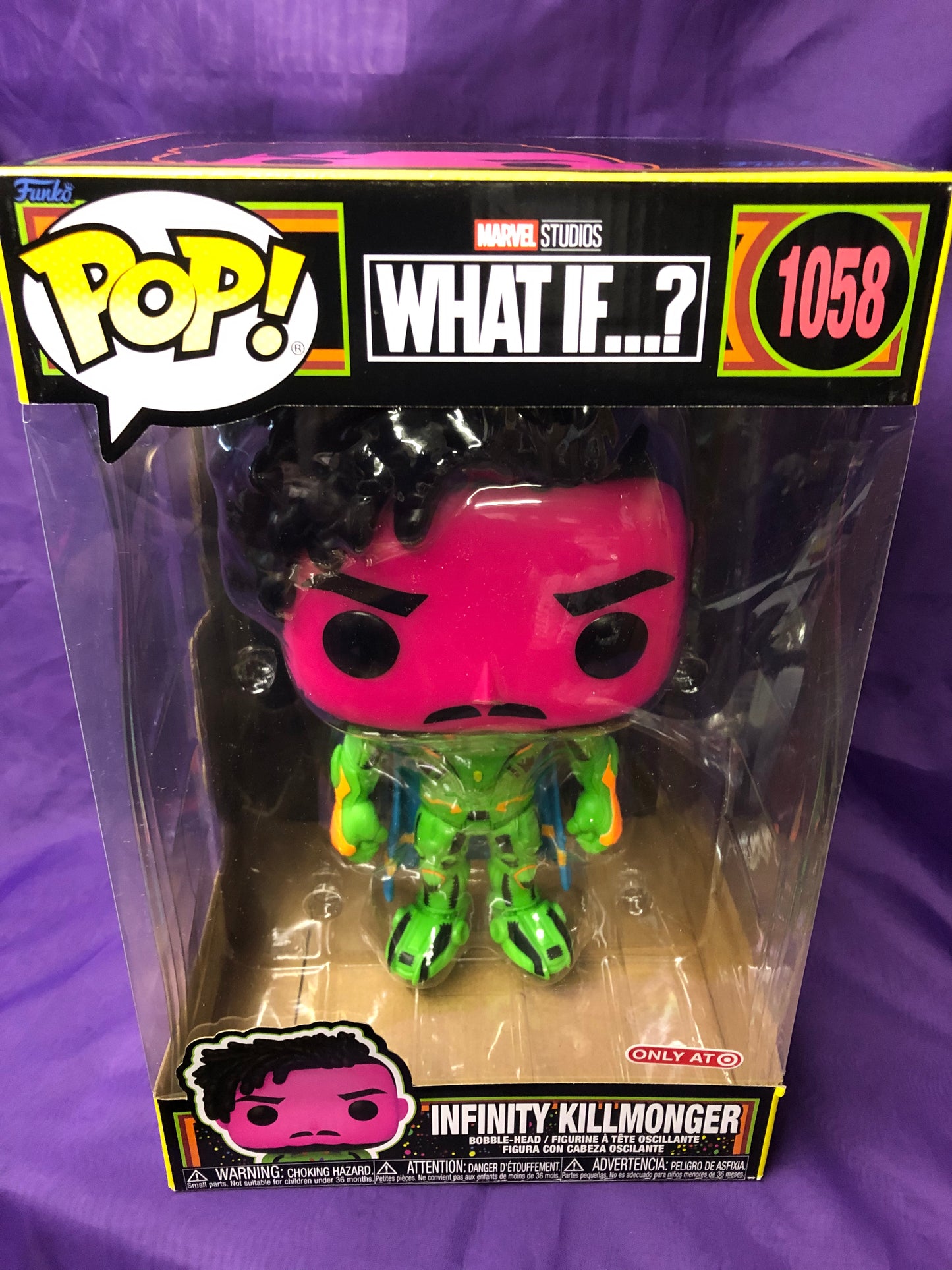 Funko PoP! By: Marvel WHAT IF...? "INFINITY KILLMONGER" New Arrival
