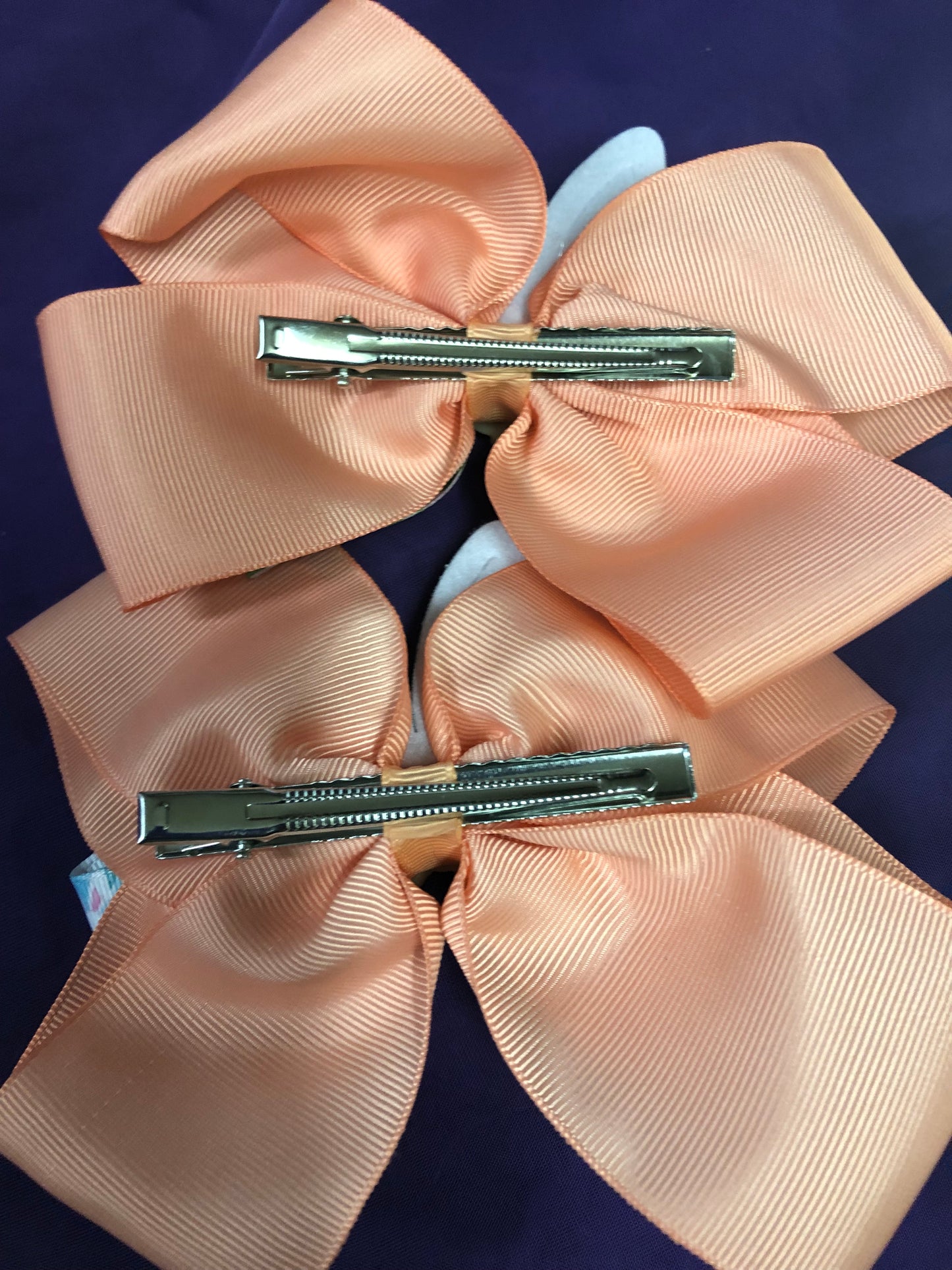 Little Girls Easter Bunny Bows Color Orange 12.00 Ea. Or 2 for 20.00 "New Arrival"