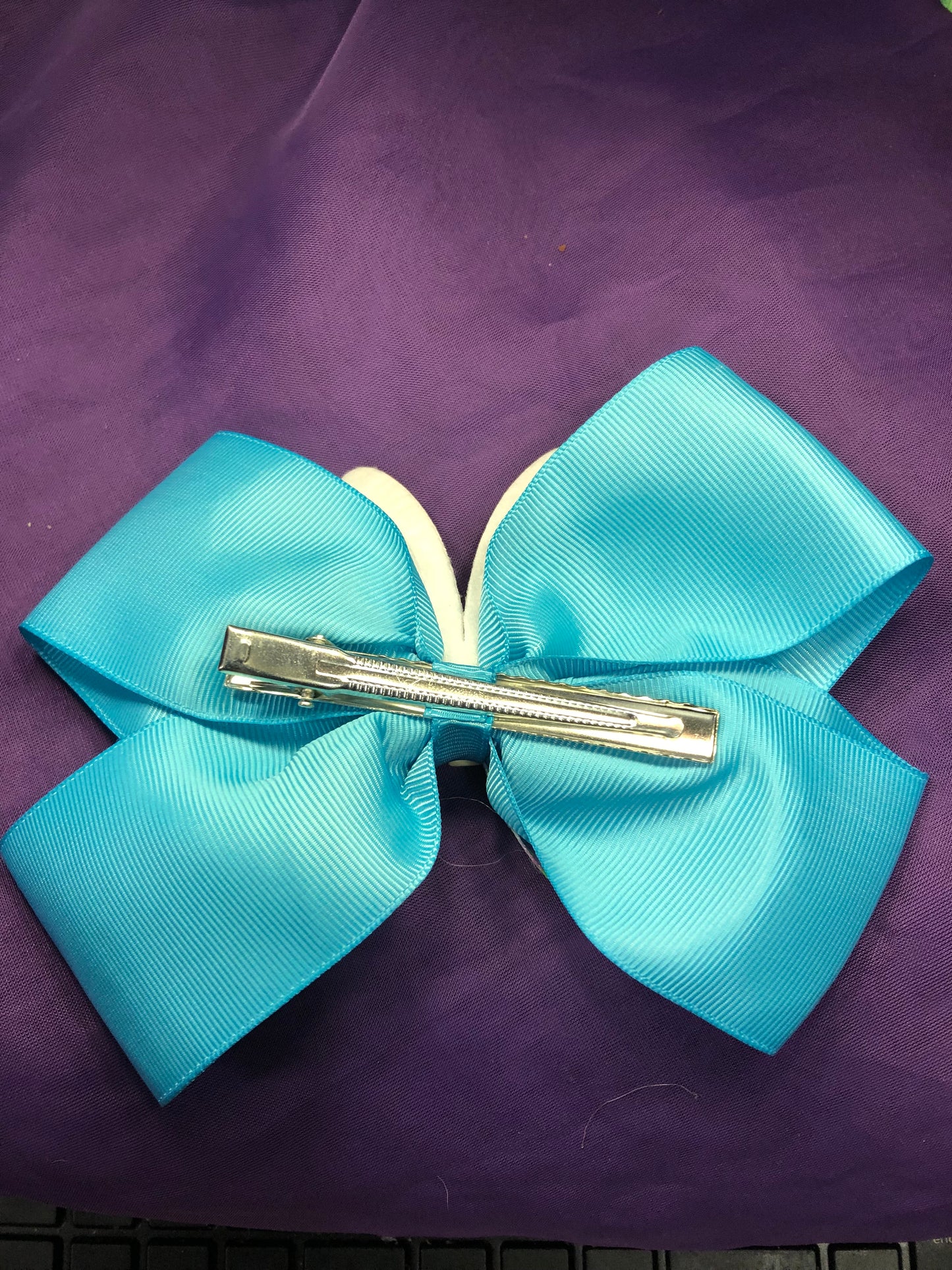Little Girls Easter Bunny Bows Color Blue 12.00 Ea. Or 2 for 20.00 "New Arrival"